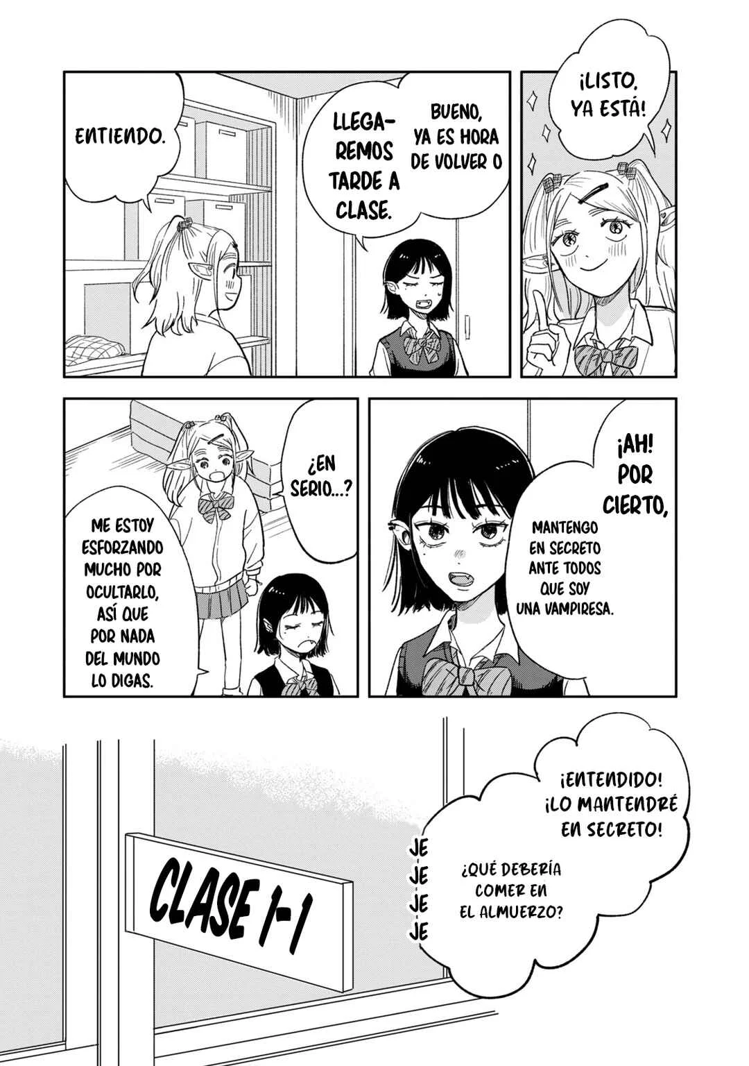 Elf no Mon-chan Kokosei!! Capítulo 1: ¡Invasión! ¡Mon-chan la elfa! - Page 19
