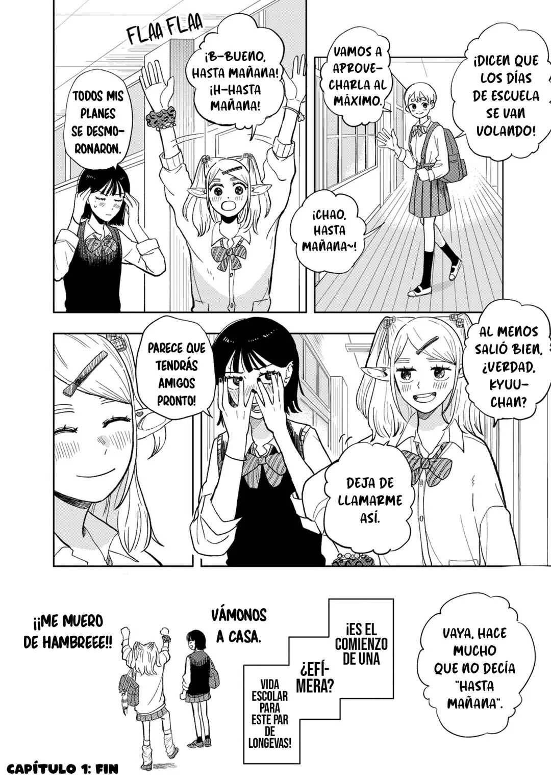 Elf no Mon-chan Kokosei!! Capítulo 1: ¡Invasión! ¡Mon-chan la elfa! - Page 24