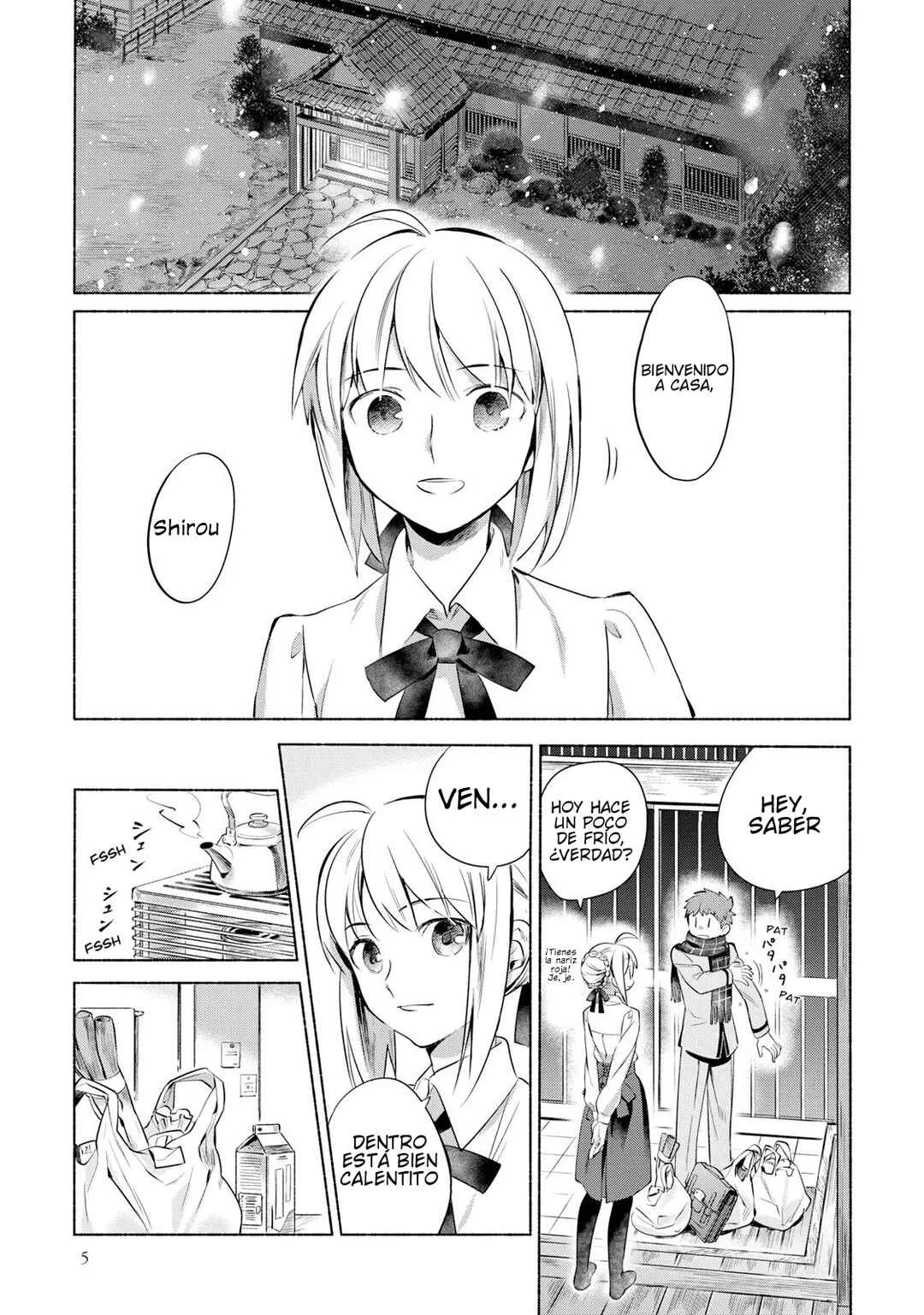 Emiya-san Chi no Kyou no Gohan Capítulo 1: Estofado caliente mixto  - Page 7