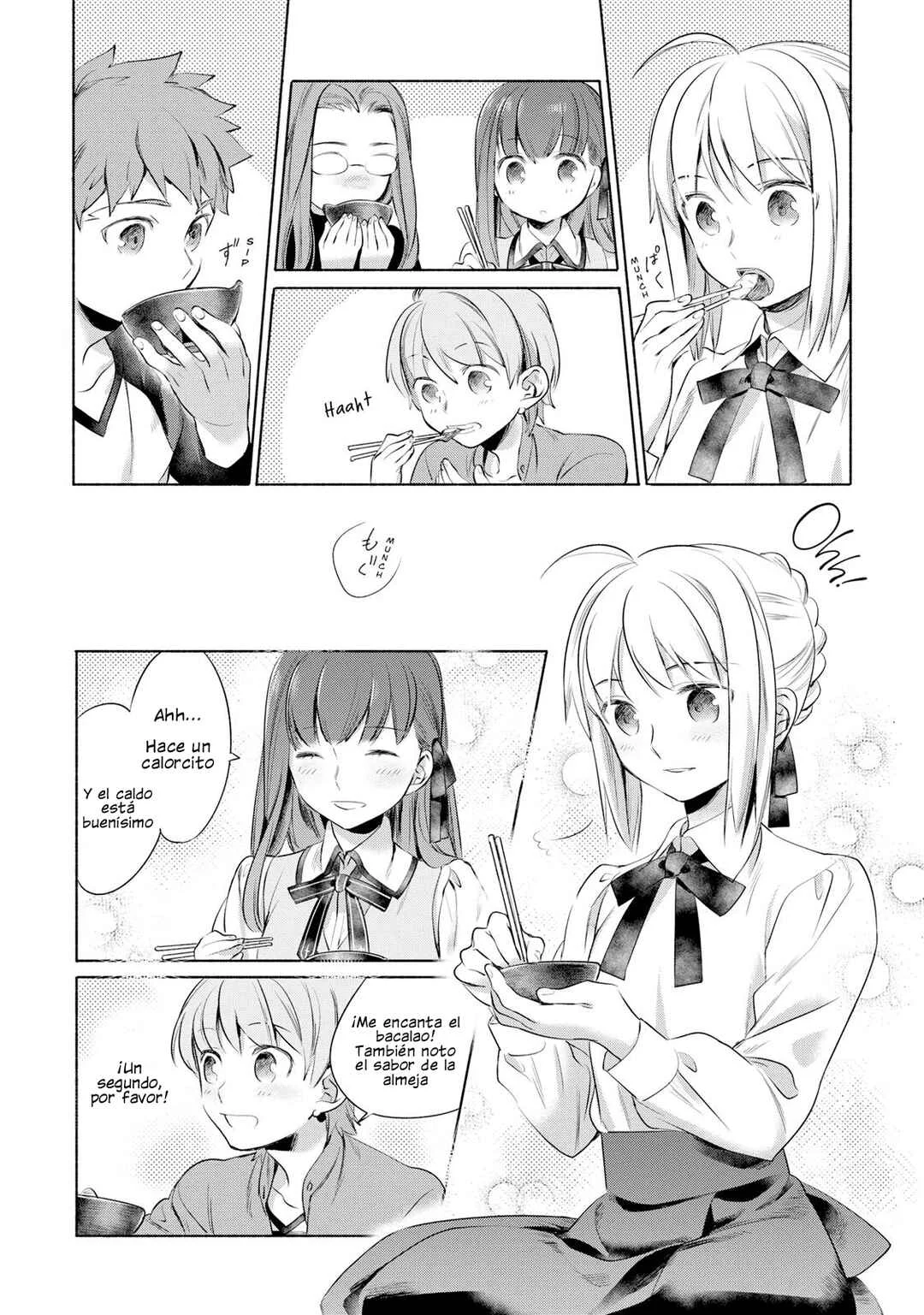 Emiya-san Chi no Kyou no Gohan Capítulo 1: Estofado caliente mixto  - Page 12