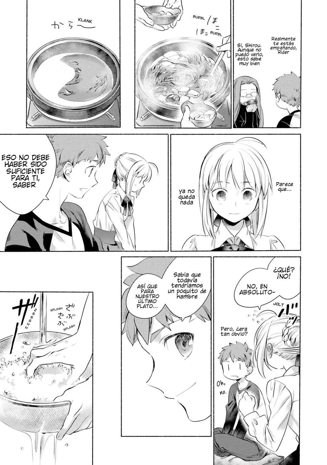 Emiya-san Chi no Kyou no Gohan Capítulo 1: Estofado caliente mixto  - Page 13