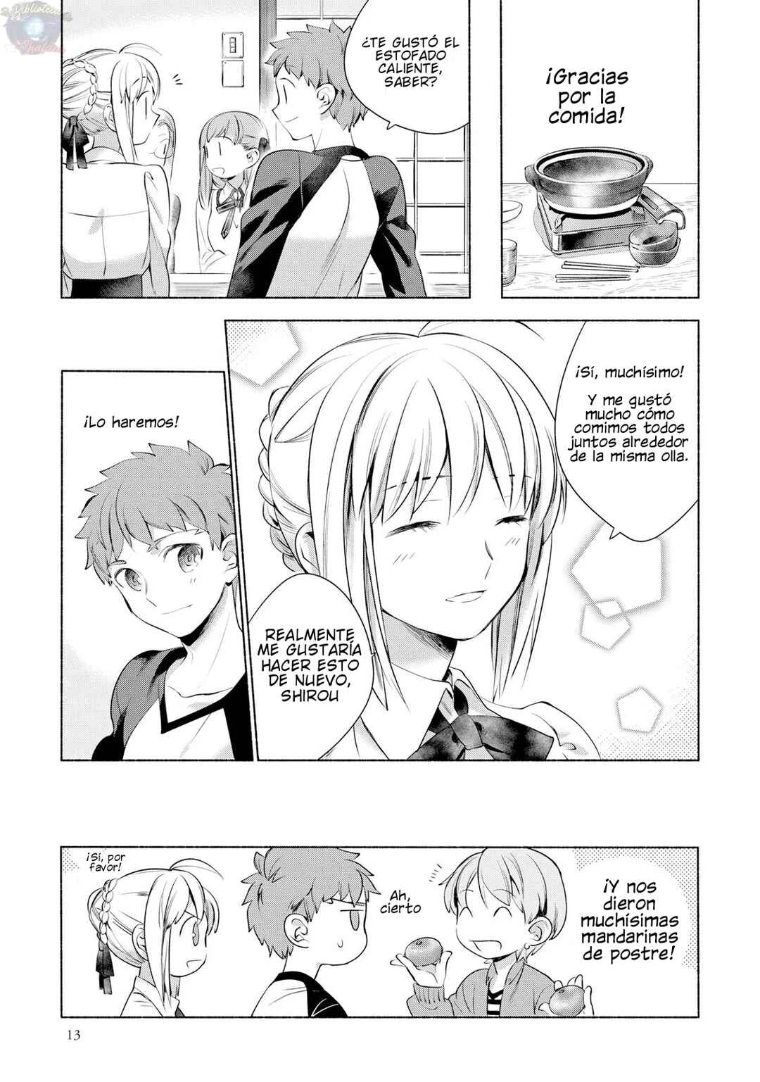 Emiya-san Chi no Kyou no Gohan Capítulo 1: Estofado caliente mixto  - Page 15