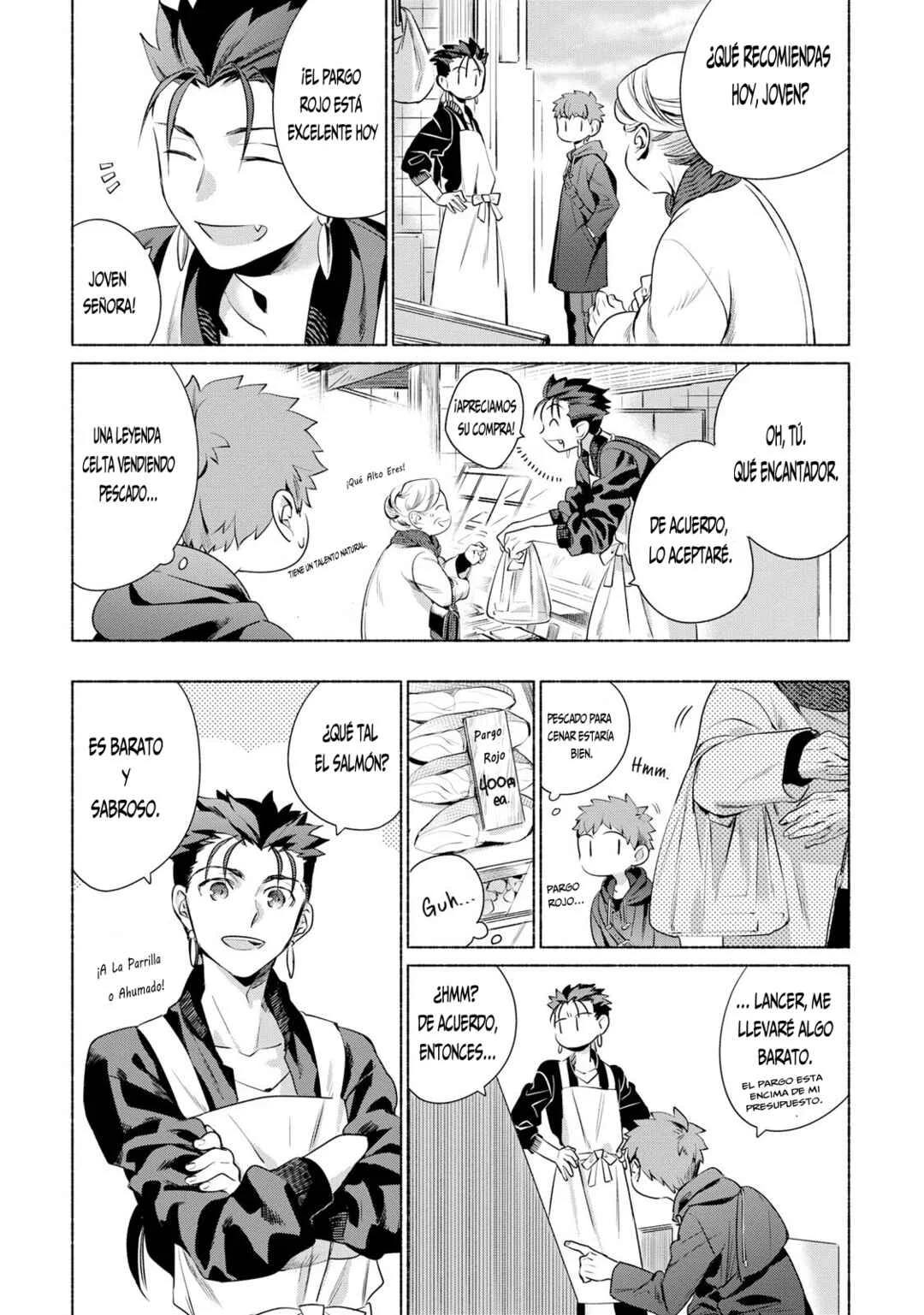 Emiya-san Chi no Kyou no Gohan Capítulo 2: Salmón y champiñones mantecosos en papel de aluminio - Page 3