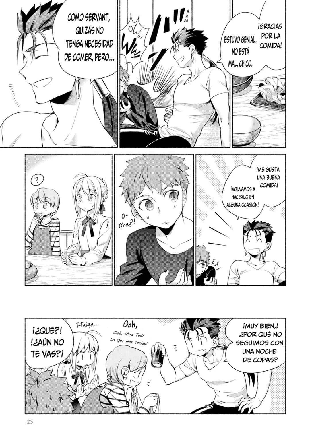 Emiya-san Chi no Kyou no Gohan Capítulo 2: Salmón y champiñones mantecosos en papel de aluminio - Page 10