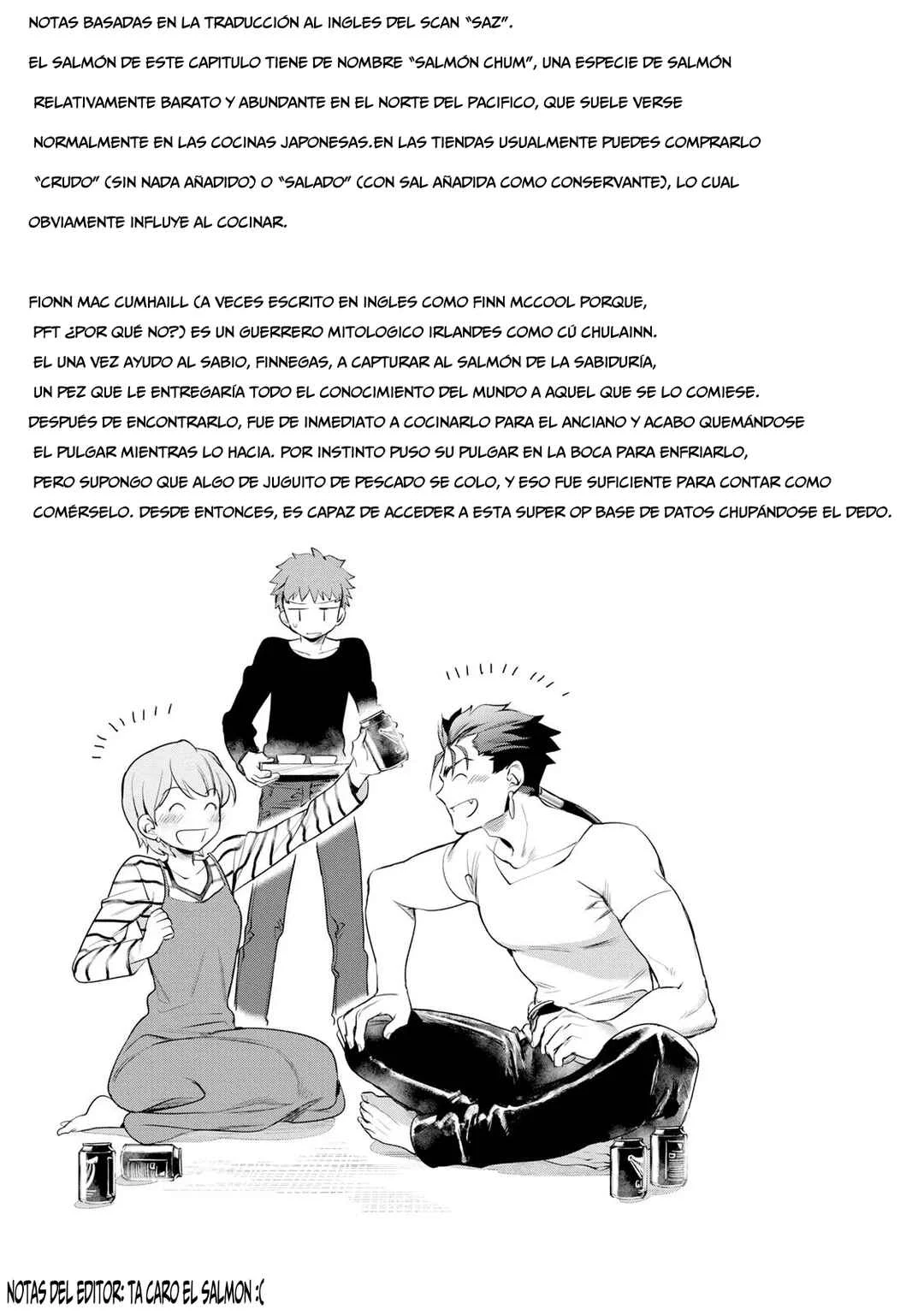 Emiya-san Chi no Kyou no Gohan Capítulo 2: Salmón y champiñones mantecosos en papel de aluminio - Page 12