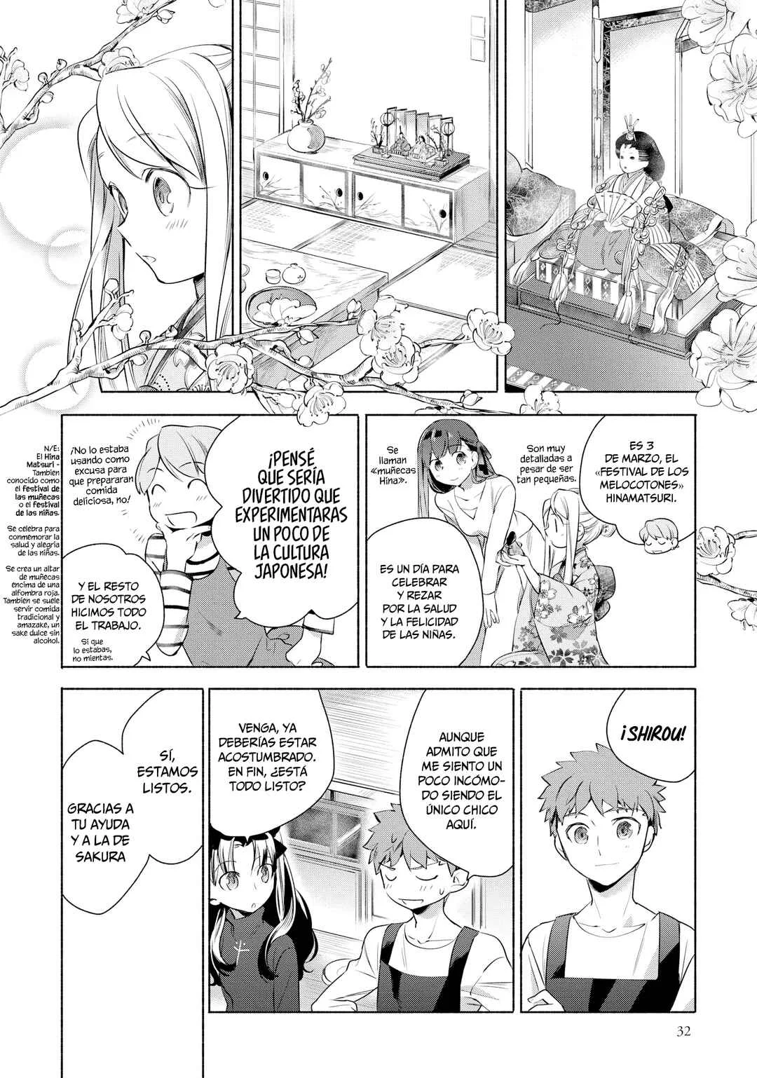 Emiya-san Chi no Kyou no Gohan Capítulo 3: Sushi Primaveral - Page 5
