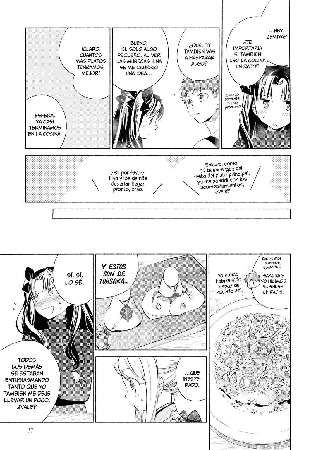 Emiya-san Chi no Kyou no Gohan Capítulo 3: Sushi Primaveral - Page 10