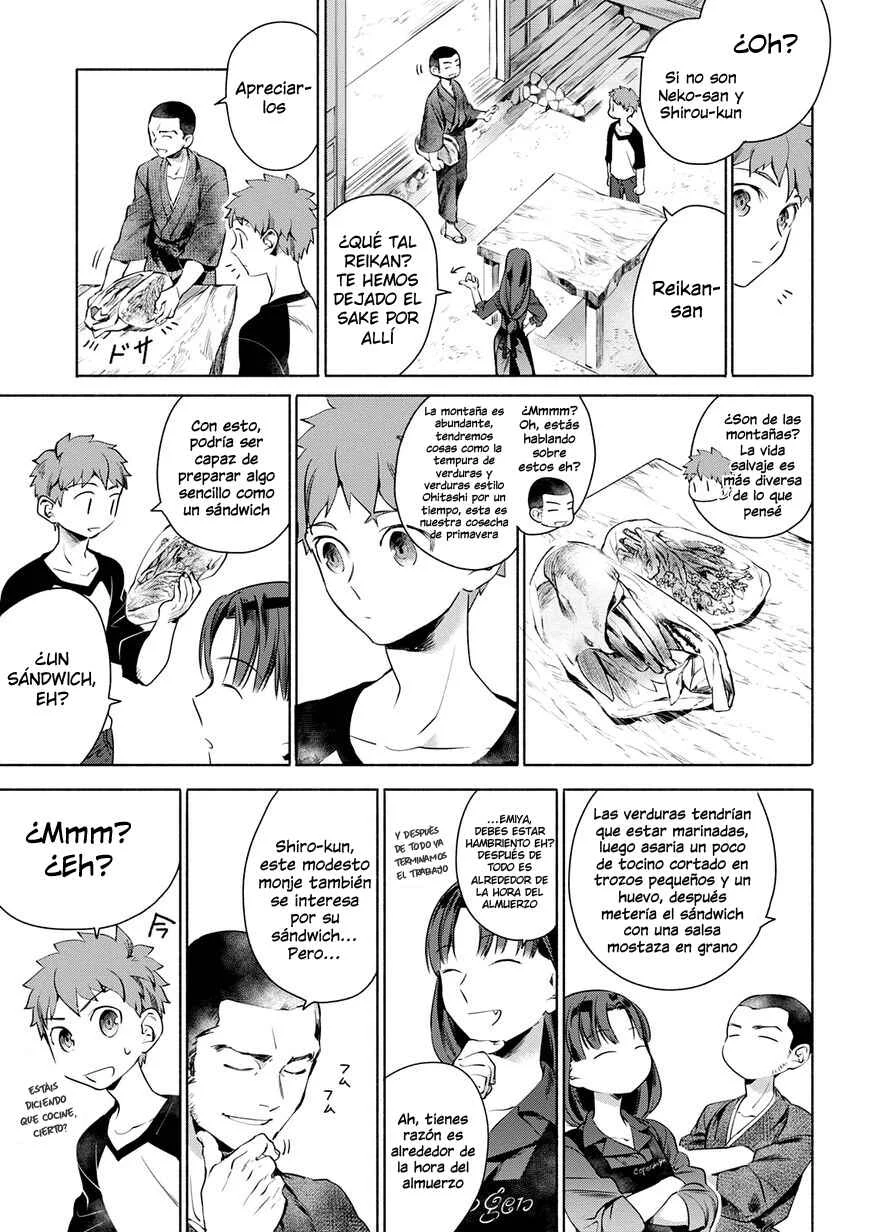 Emiya-san Chi no Kyou no Gohan Capítulo 4: Vegetales de primavera y sandwich de tocino  - Page 4