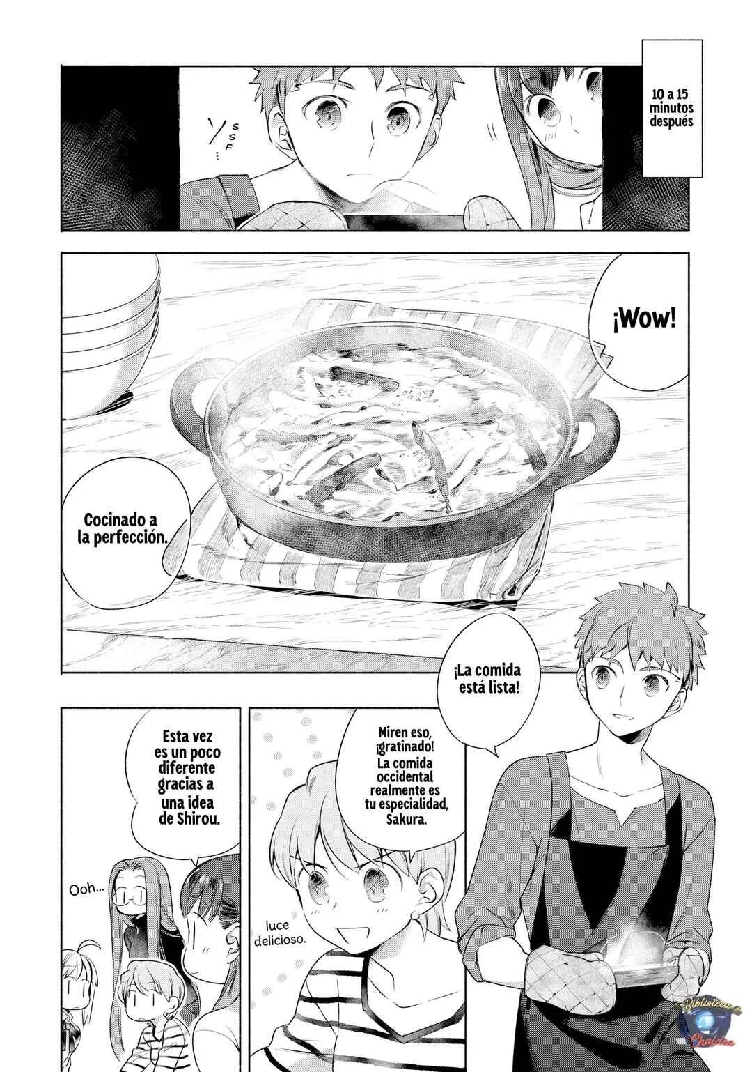 Emiya-san Chi no Kyou no Gohan Capítulo 5: Gratinado de brotes de bambú  - Page 8