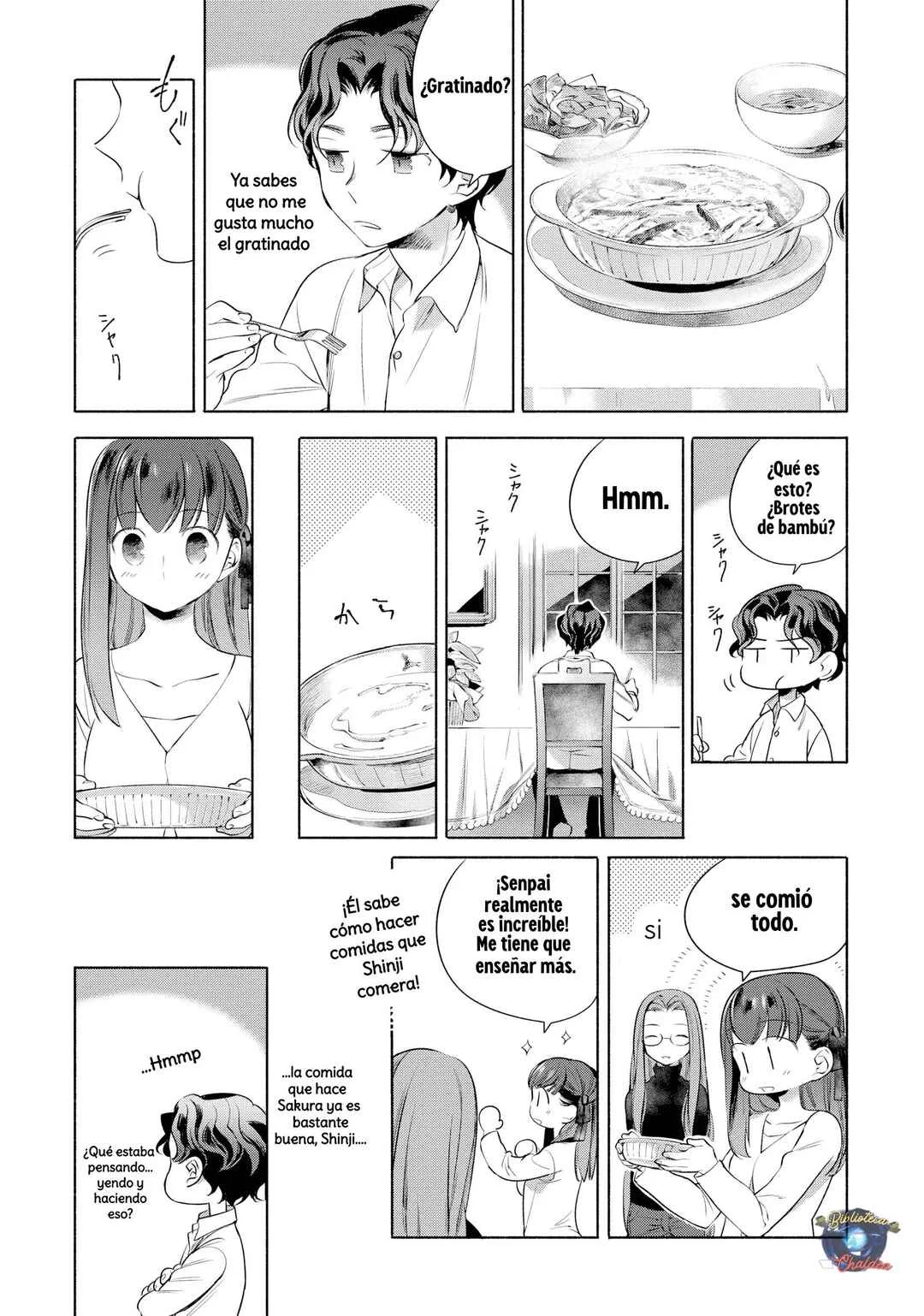 Emiya-san Chi no Kyou no Gohan Capítulo 5: Gratinado de brotes de bambú  - Page 10