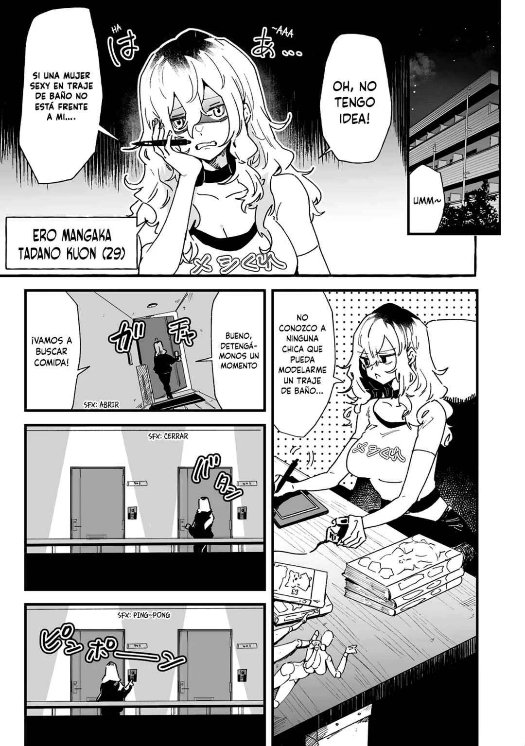 Ero Mangaka Onee-san to Otsukare Ryman Capítulo 1: Es una artista de manga erótico - Page 2