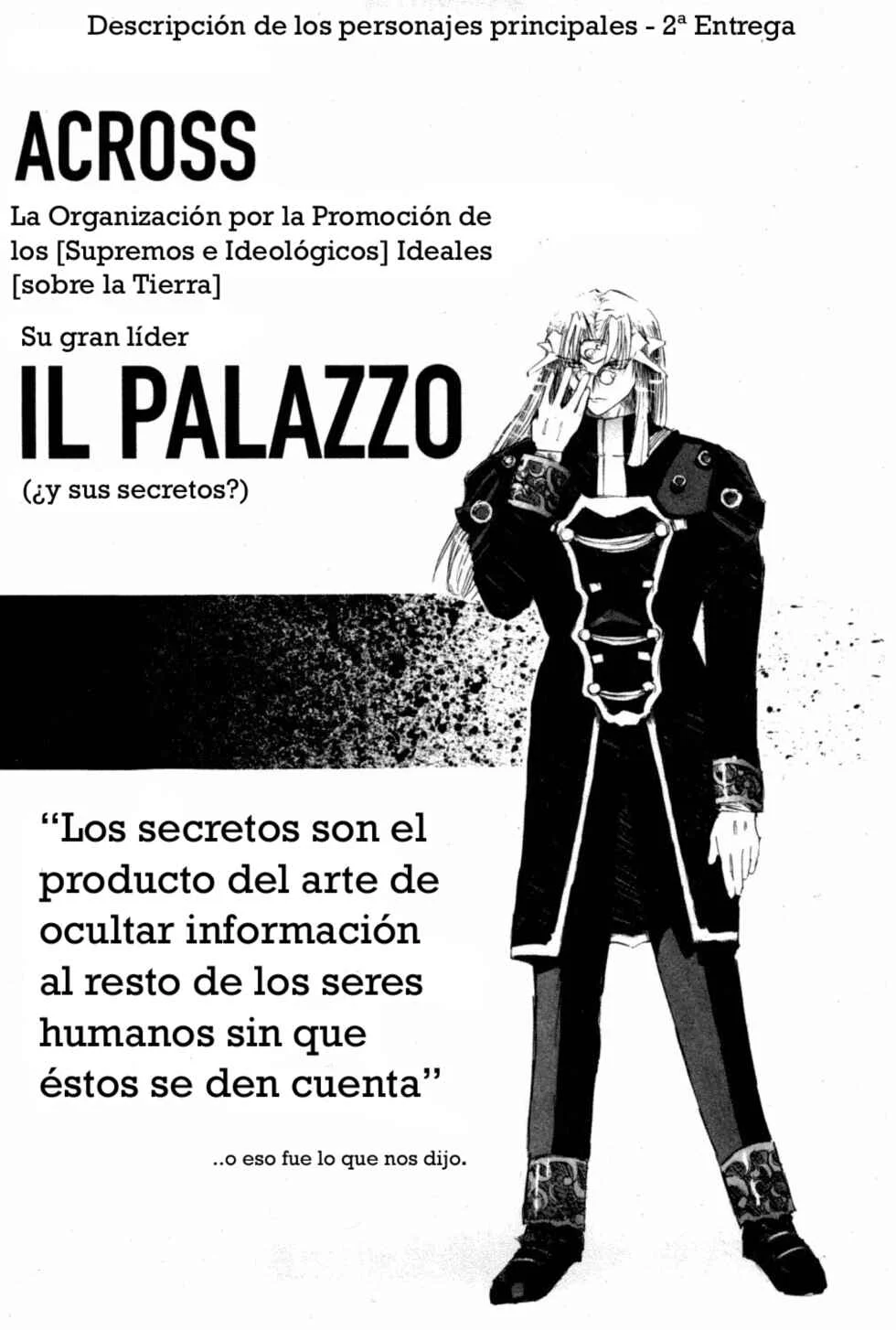 Excel Saga Capítulo 2: El hoy y el mañana son para las despedidas - Page 1