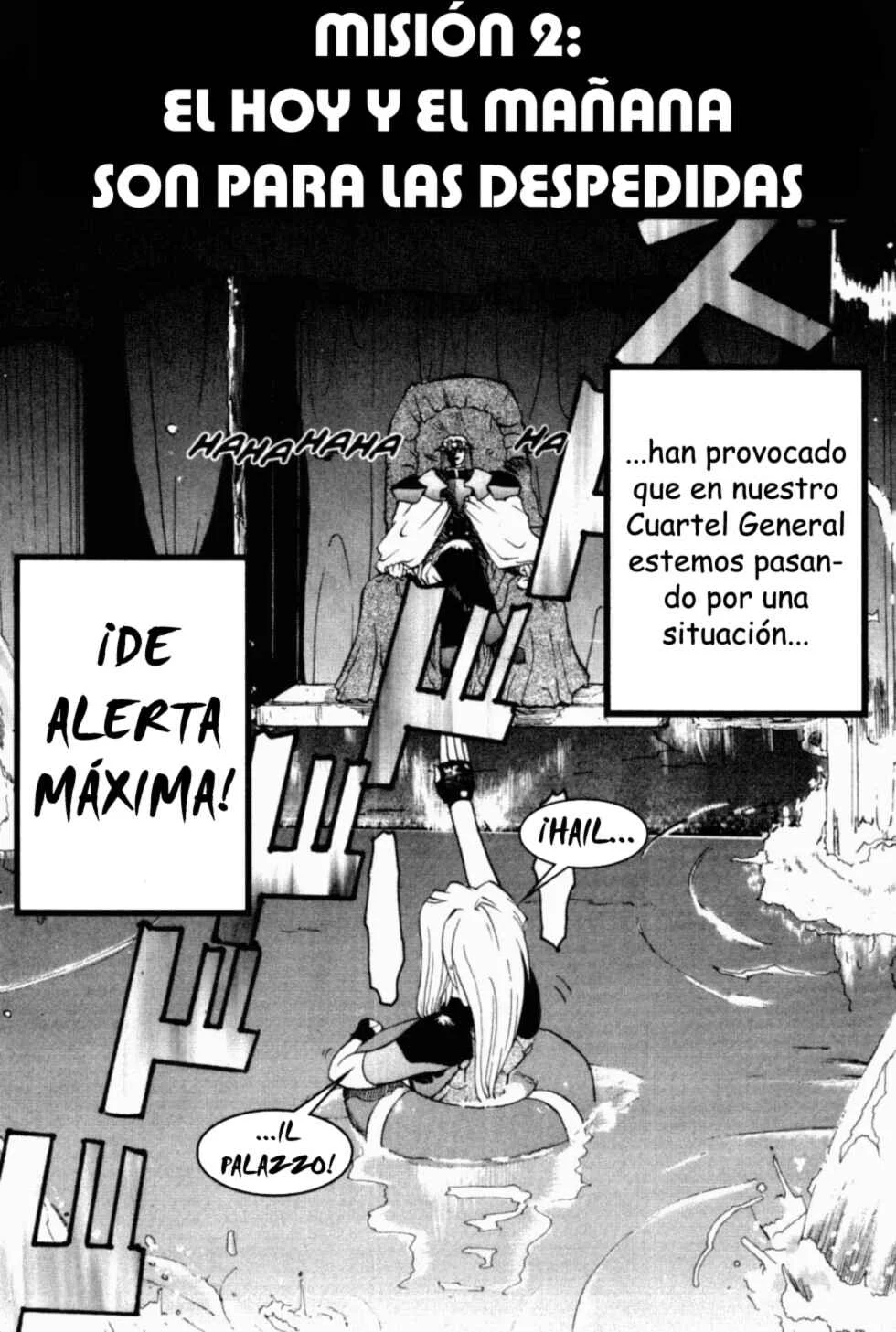 Excel Saga Capítulo 2: El hoy y el mañana son para las despedidas - Page 3