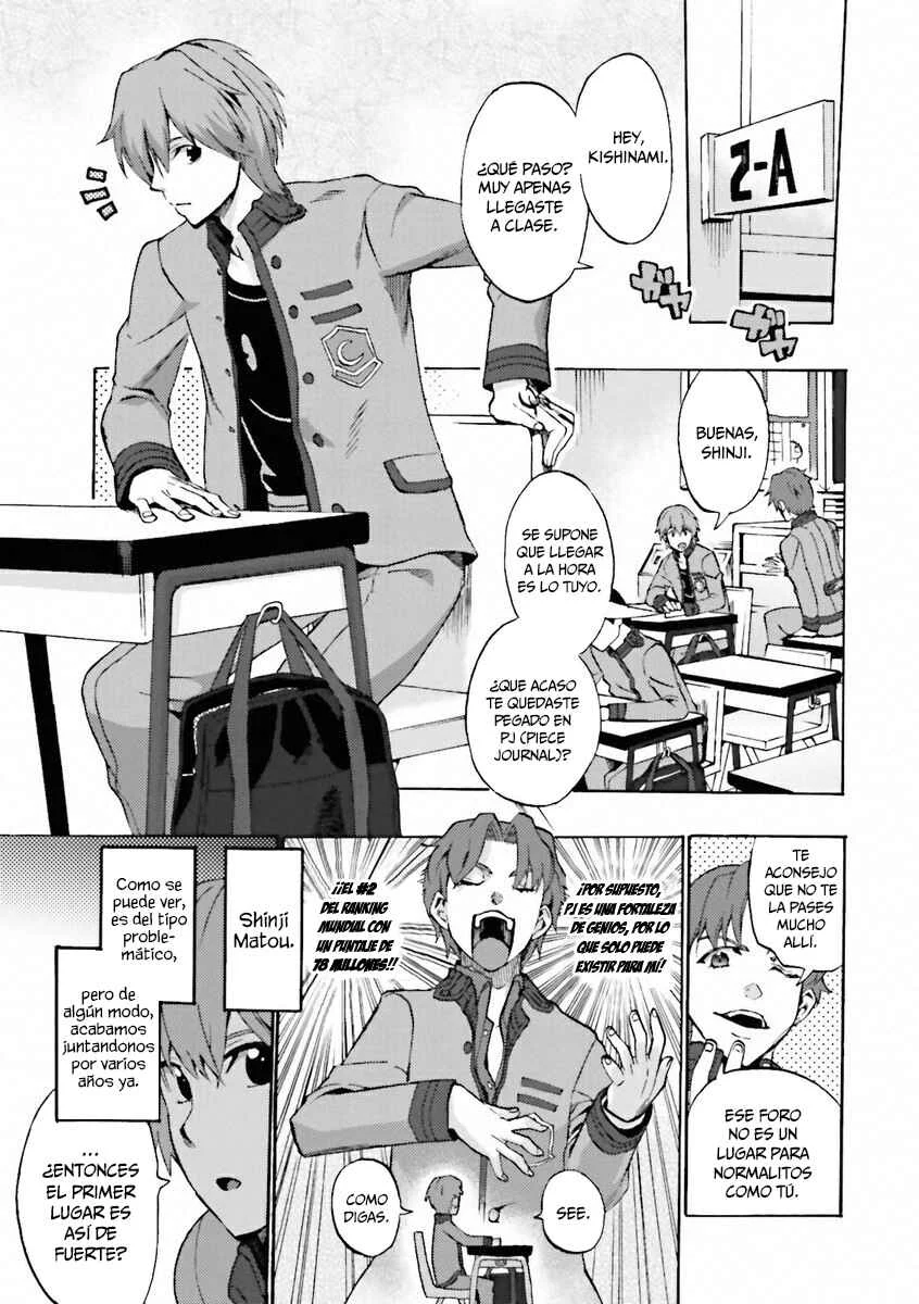 Fate/EXTRA CCC FoxTail Capítulo 1: Academia Tsukumihara - Page 5