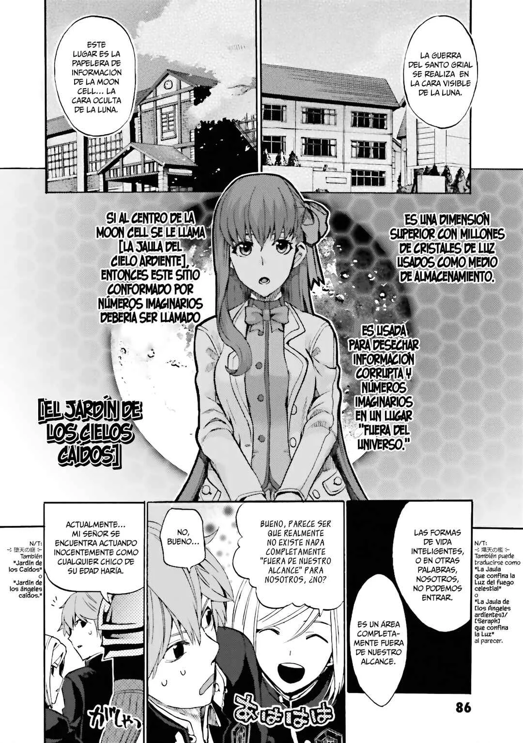 Fate/EXTRA CCC FoxTail Capítulo 3: El Jardín de los cielos caidos - Page 8