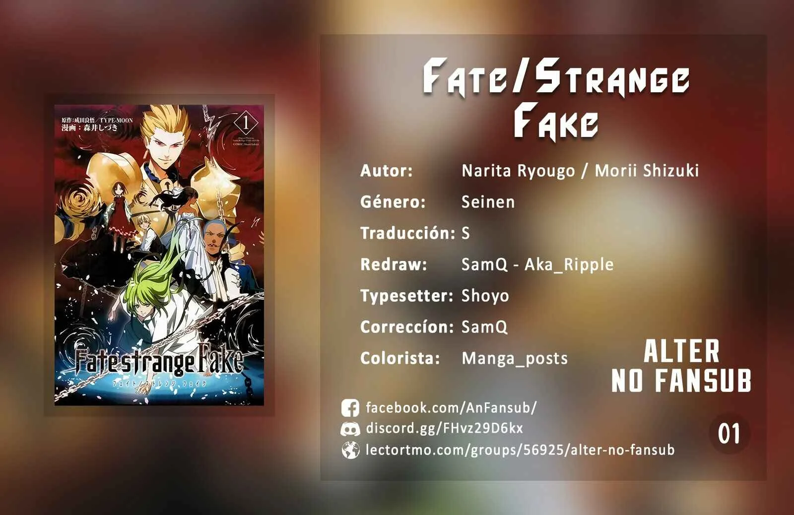 Fate/strange Fake Capítulo 1: Archer - Page 1