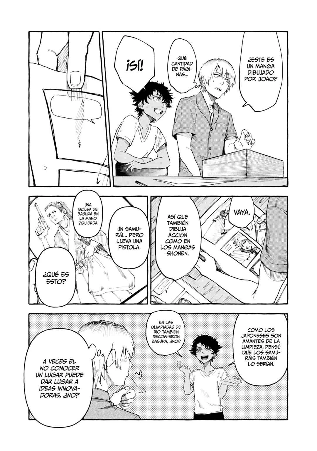 Favela no Mangaka Capítulo 1: Huevos de Sao Paulo - Page 38