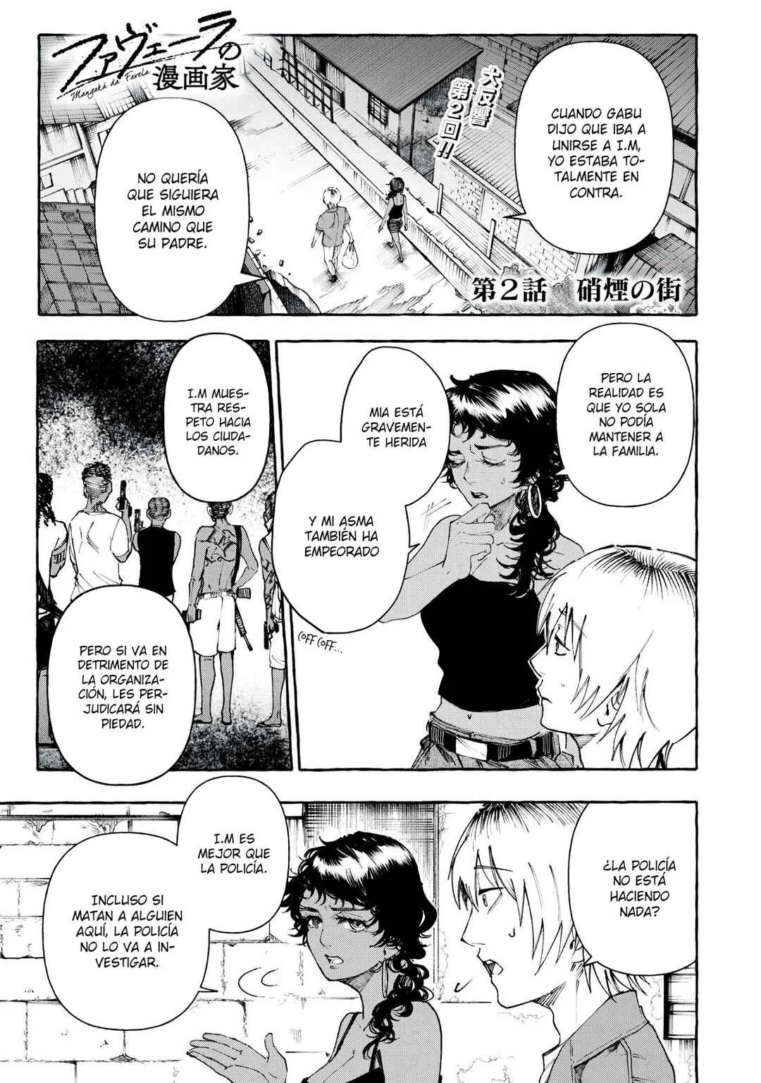 Favela no Mangaka Capítulo 2: La ciudad del humo y la pólvora - Page 2