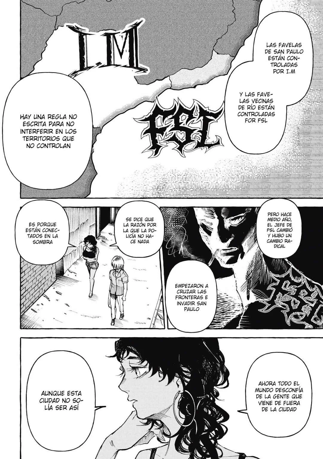 Favela no Mangaka Capítulo 2: La ciudad del humo y la pólvora - Page 3