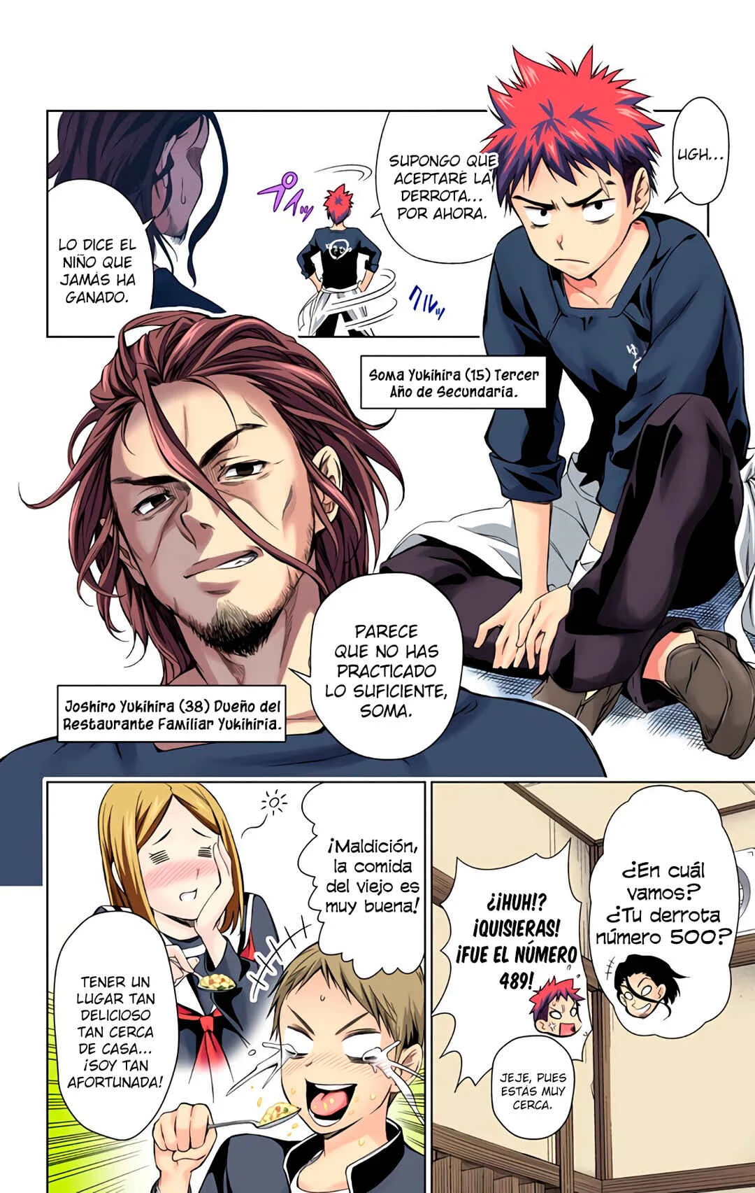 Food Wars!: Shokugeki no Soma (Official Colored) Capítulo 1: Un Desierto Sin Fin - Page 8