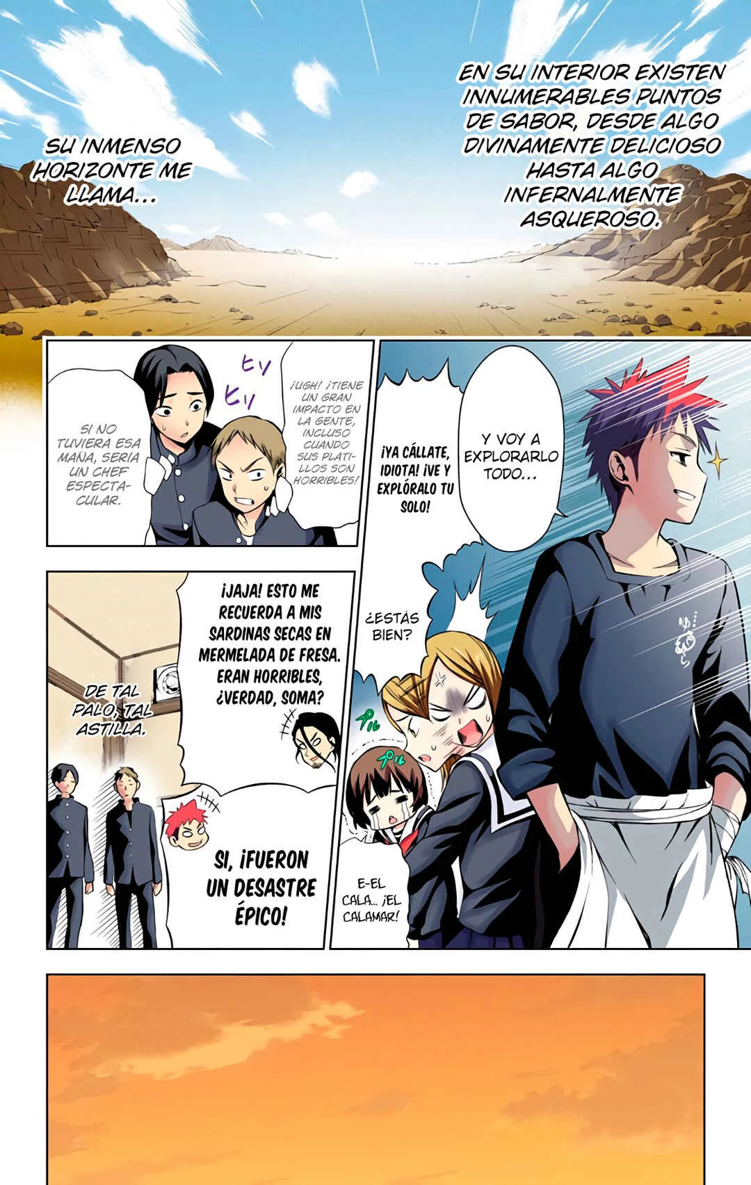 Food Wars!: Shokugeki no Soma (Official Colored) Capítulo 1: Un Desierto Sin Fin - Page 11