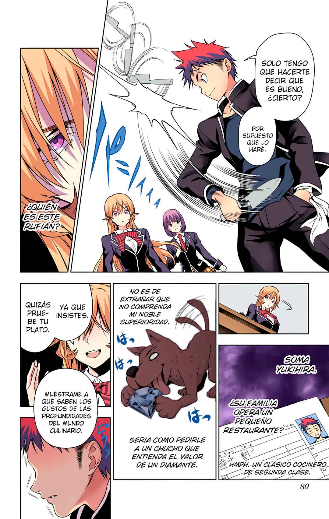 Food Wars!: Shokugeki no Soma (Official Colored) Capítulo 2: La Lengua Divina - Page 21