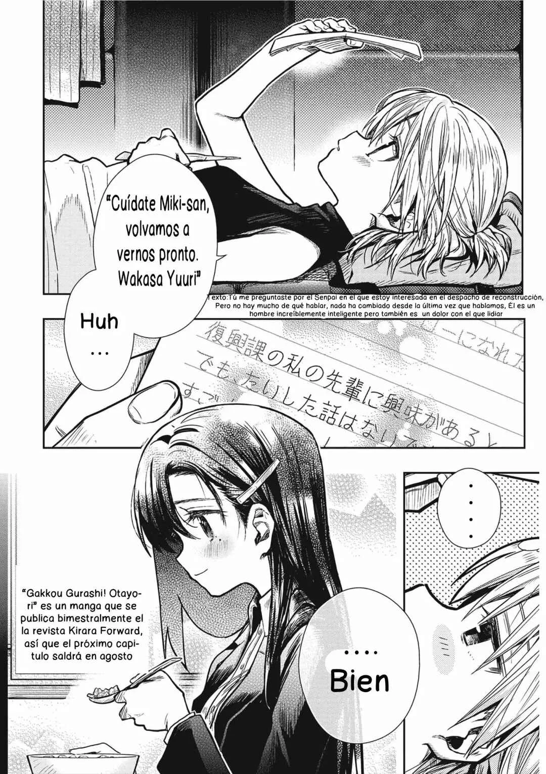 Gakkou Gurashi! Otayori Capítulo 1 - Page 24