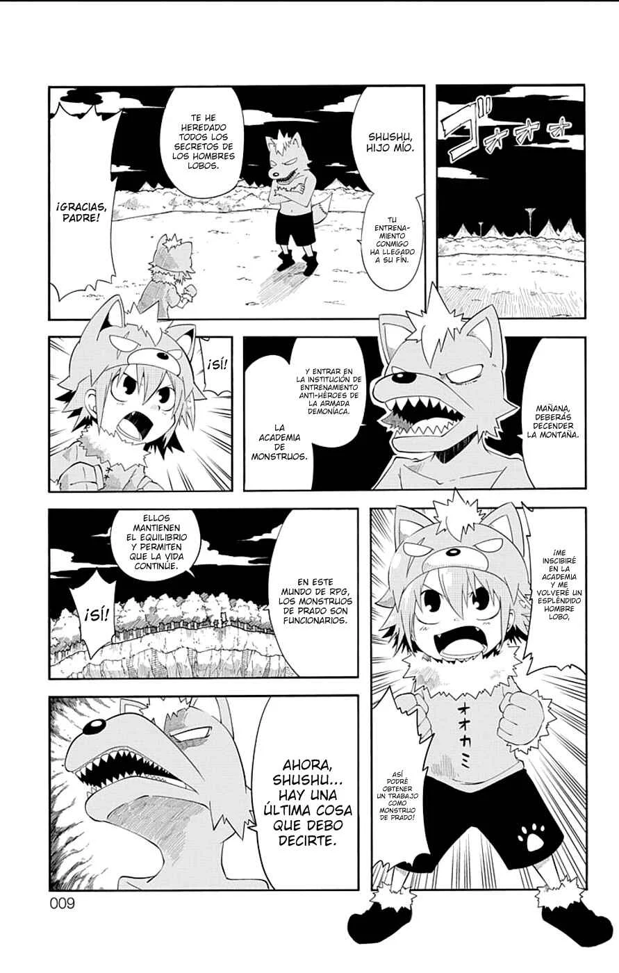 Gakumon! School of Monsters Capítulo 1: Shushu la hombre lobo. - Page 9