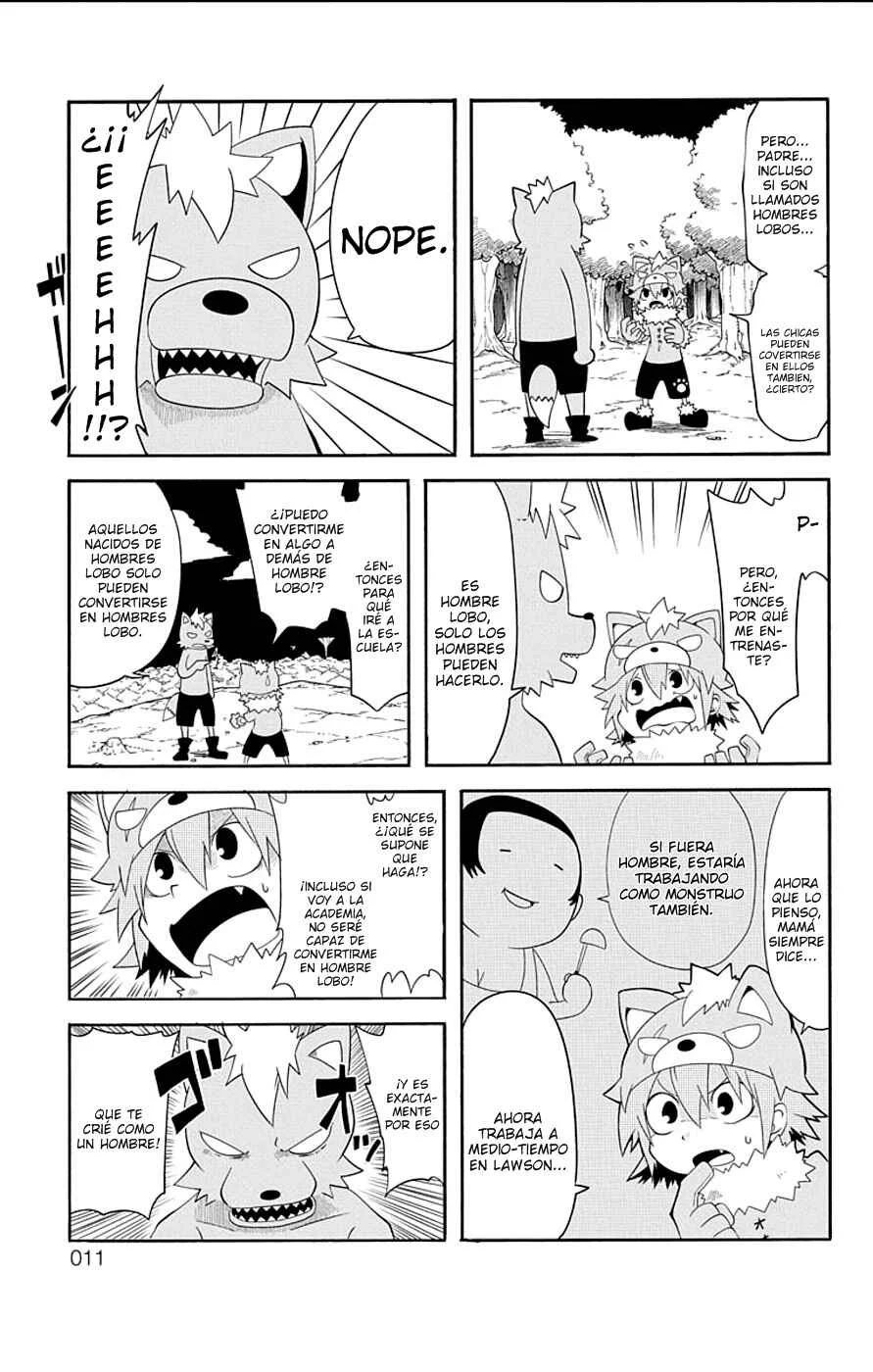 Gakumon! School of Monsters Capítulo 1: Shushu la hombre lobo. - Page 11