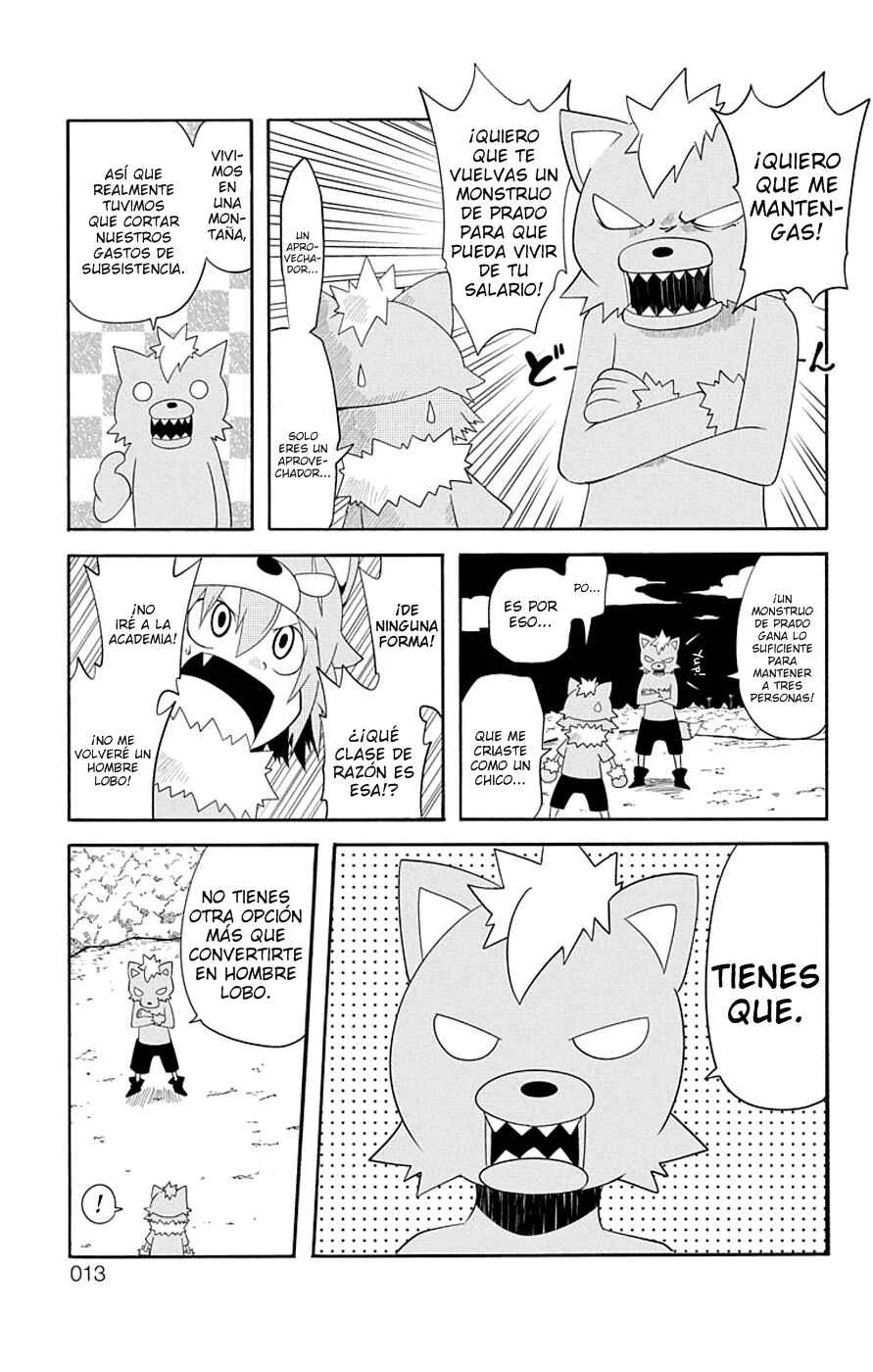 Gakumon! School of Monsters Capítulo 1: Shushu la hombre lobo. - Page 13