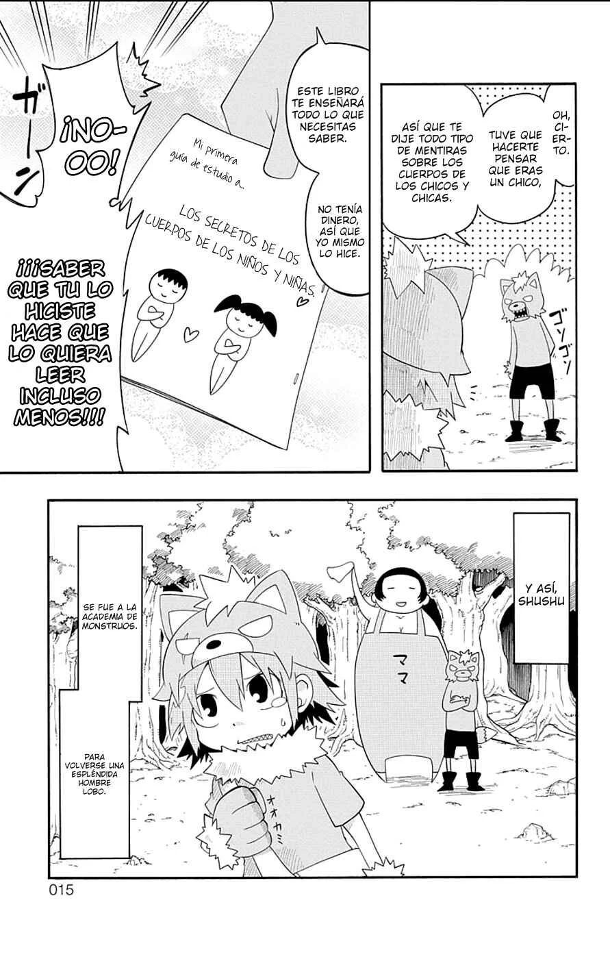 Gakumon! School of Monsters Capítulo 1: Shushu la hombre lobo. - Page 15