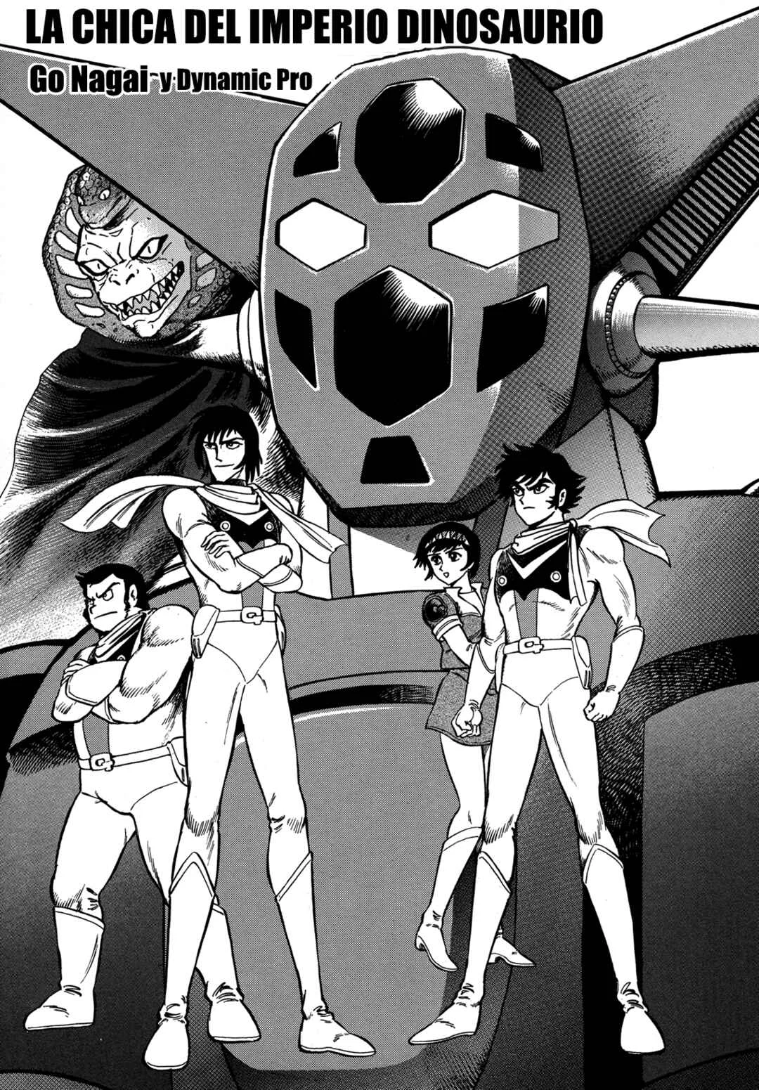 Getter Robo Anthology: Shinka no Ishi Capítulo 3: La Chica Del Emperior Dinosaurio - Page 1