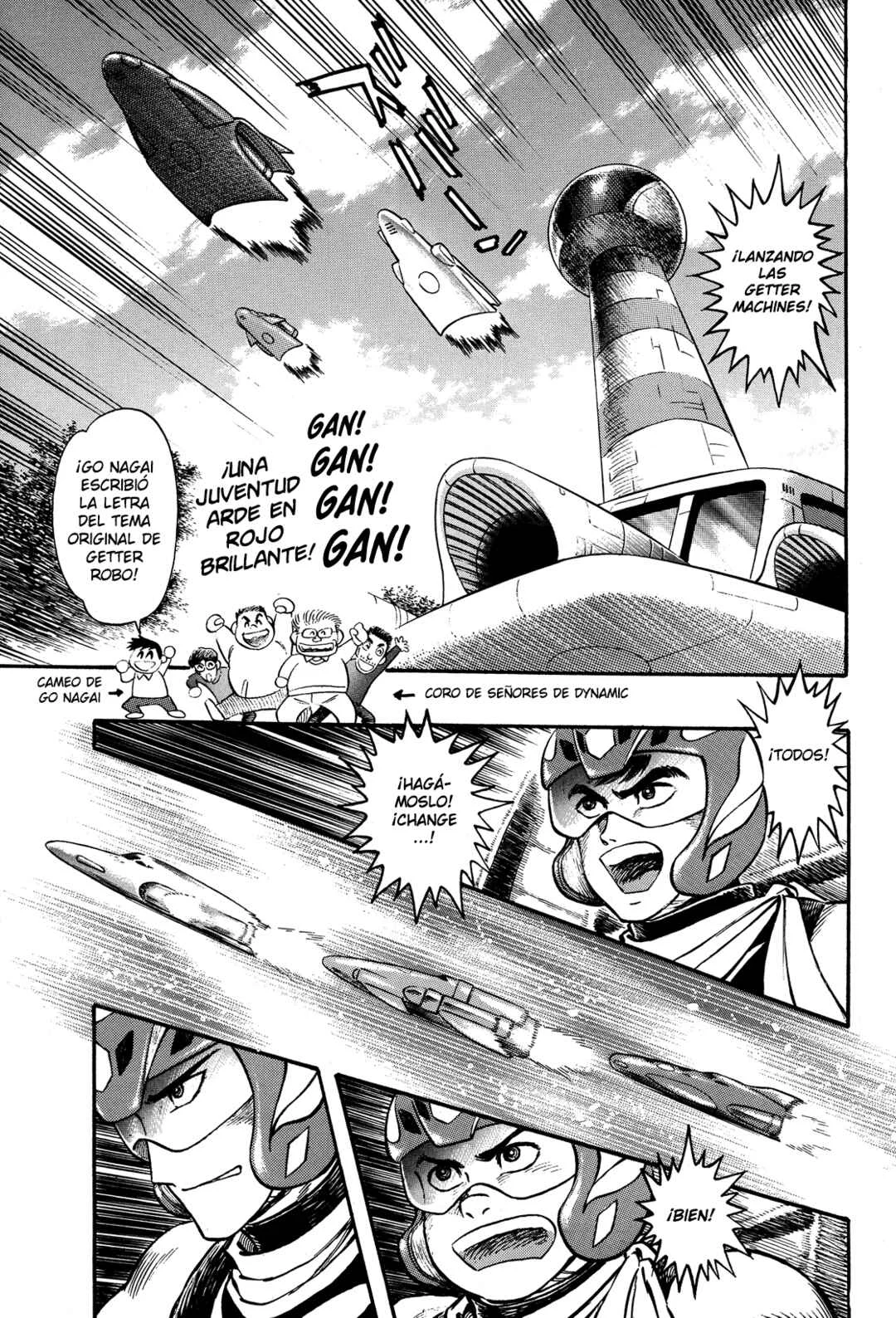 Getter Robo Anthology: Shinka no Ishi Capítulo 3: La Chica Del Emperior Dinosaurio - Page 4