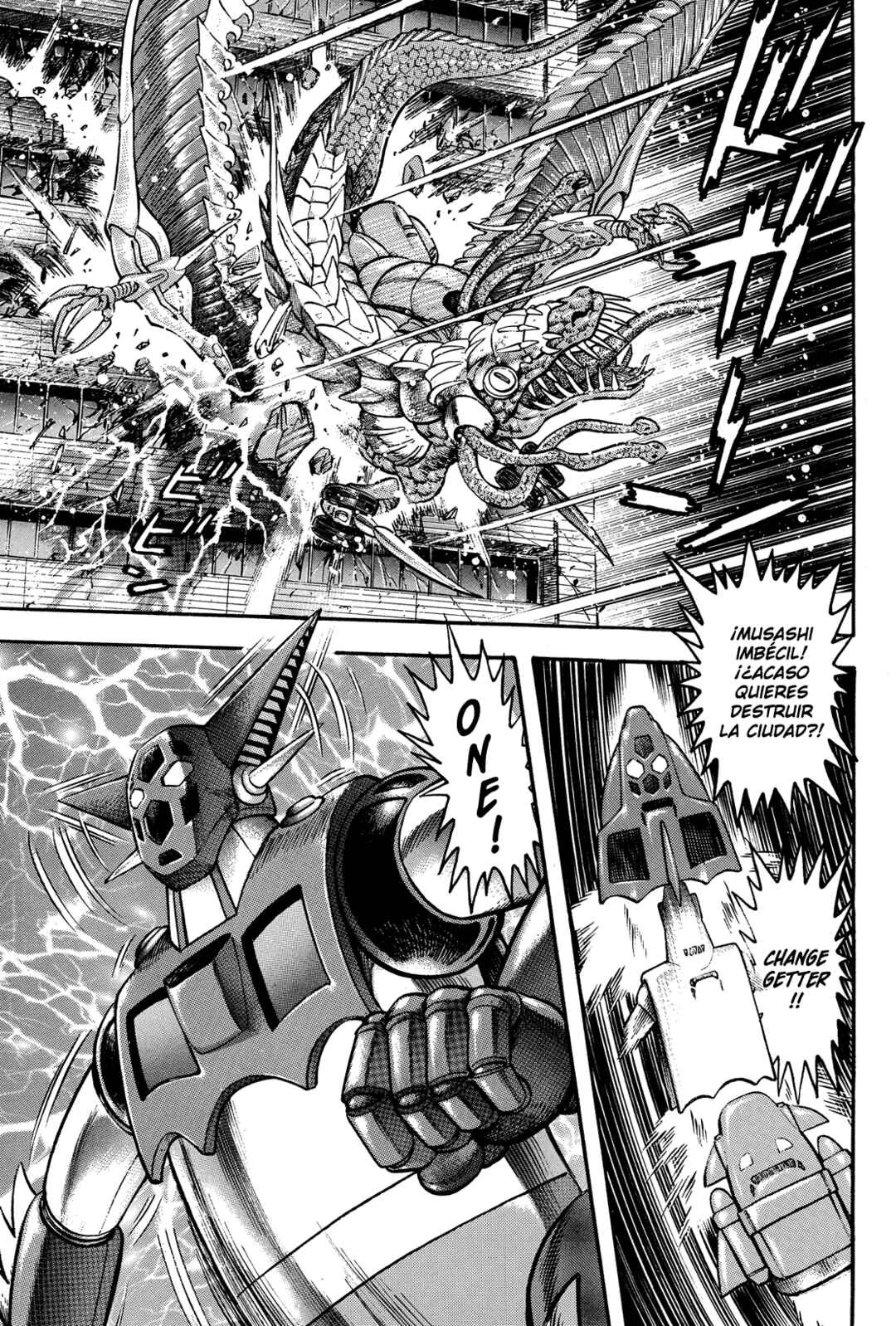 Getter Robo Anthology: Shinka no Ishi Capítulo 3: La Chica Del Emperior Dinosaurio - Page 10