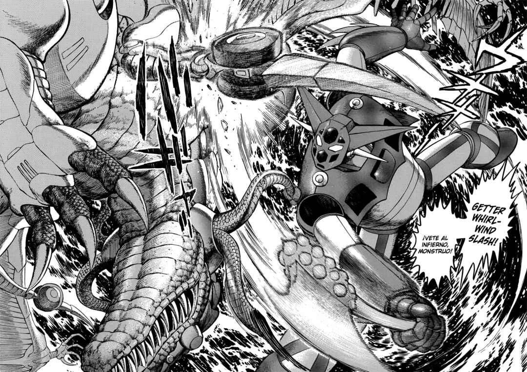Getter Robo Anthology: Shinka no Ishi Capítulo 3: La Chica Del Emperior Dinosaurio - Page 13