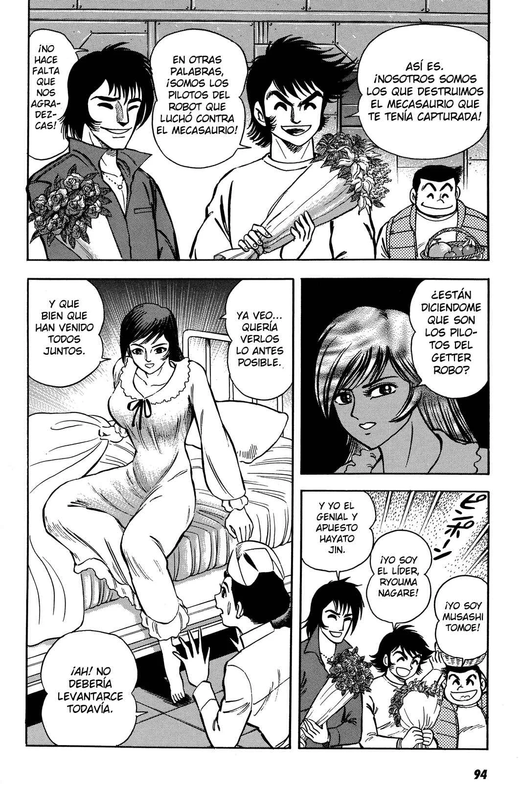 Getter Robo Anthology: Shinka no Ishi Capítulo 3: La Chica Del Emperior Dinosaurio - Page 22