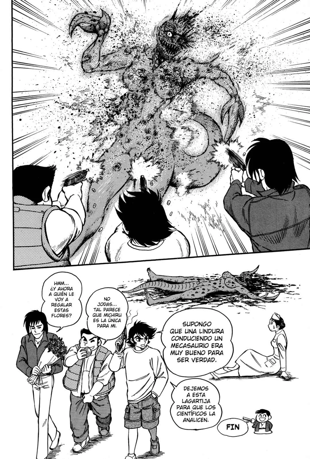 Getter Robo Anthology: Shinka no Ishi Capítulo 3: La Chica Del Emperior Dinosaurio - Page 28