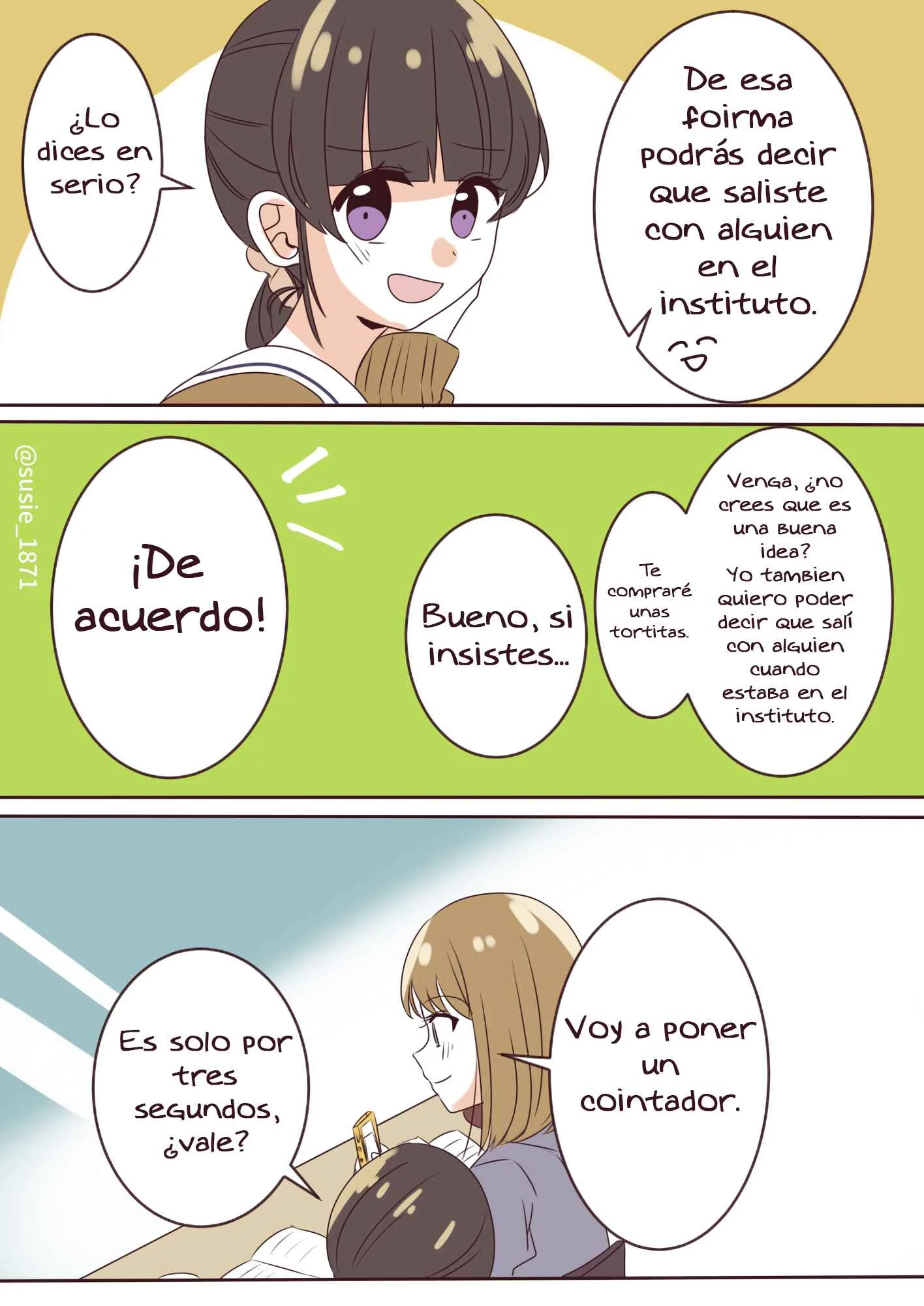 Girlfriends for 3 Seconds Capítulo 1: Novias por tres segundos - Page 3