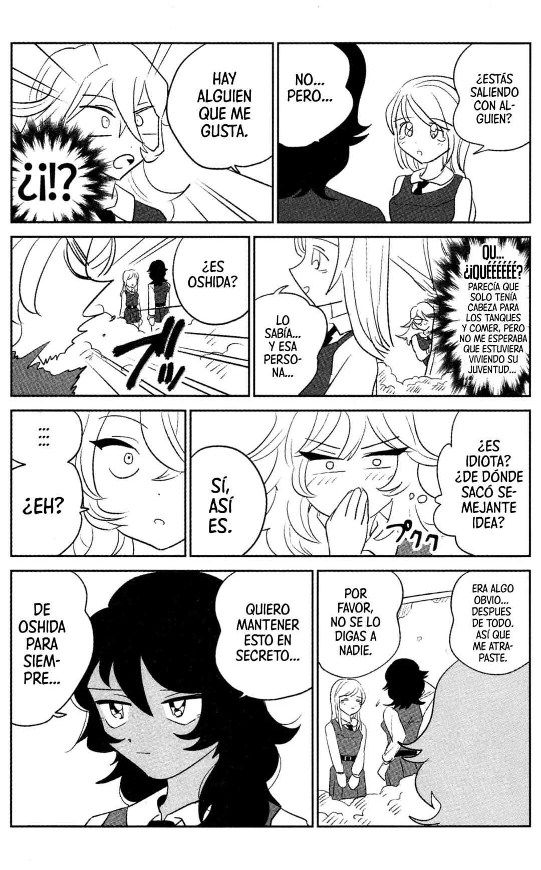 Girls und Panzer - Ando/Oshida Index (Doujinshi) Capítulo 1: Payasadas - Page 9