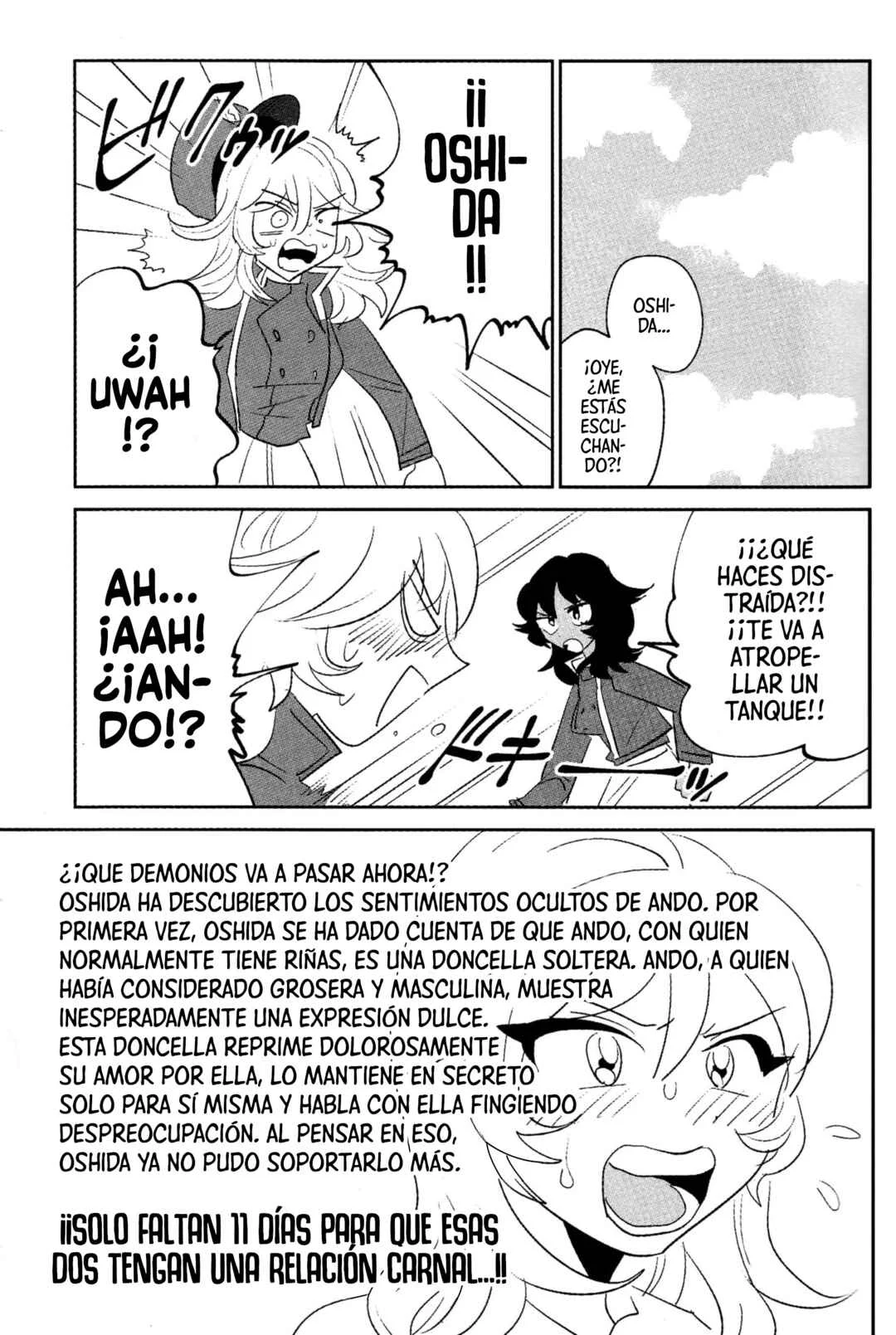 Girls und Panzer - Ando/Oshida Index (Doujinshi) Capítulo 1: Payasadas - Page 10