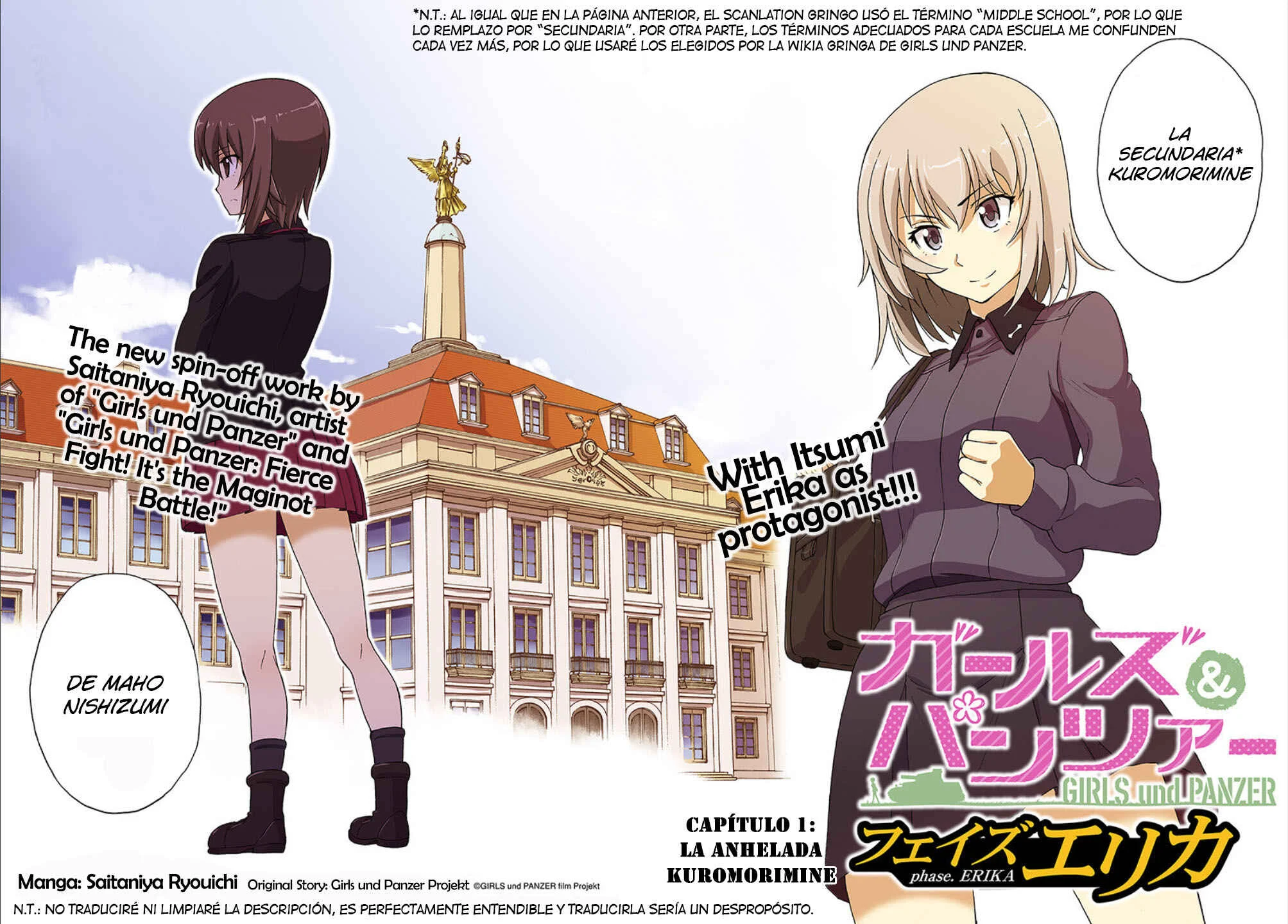 GIRLS und PANZER - phase.ERIKA Capítulo 1: La anhelada Kuromorimine - Page 2