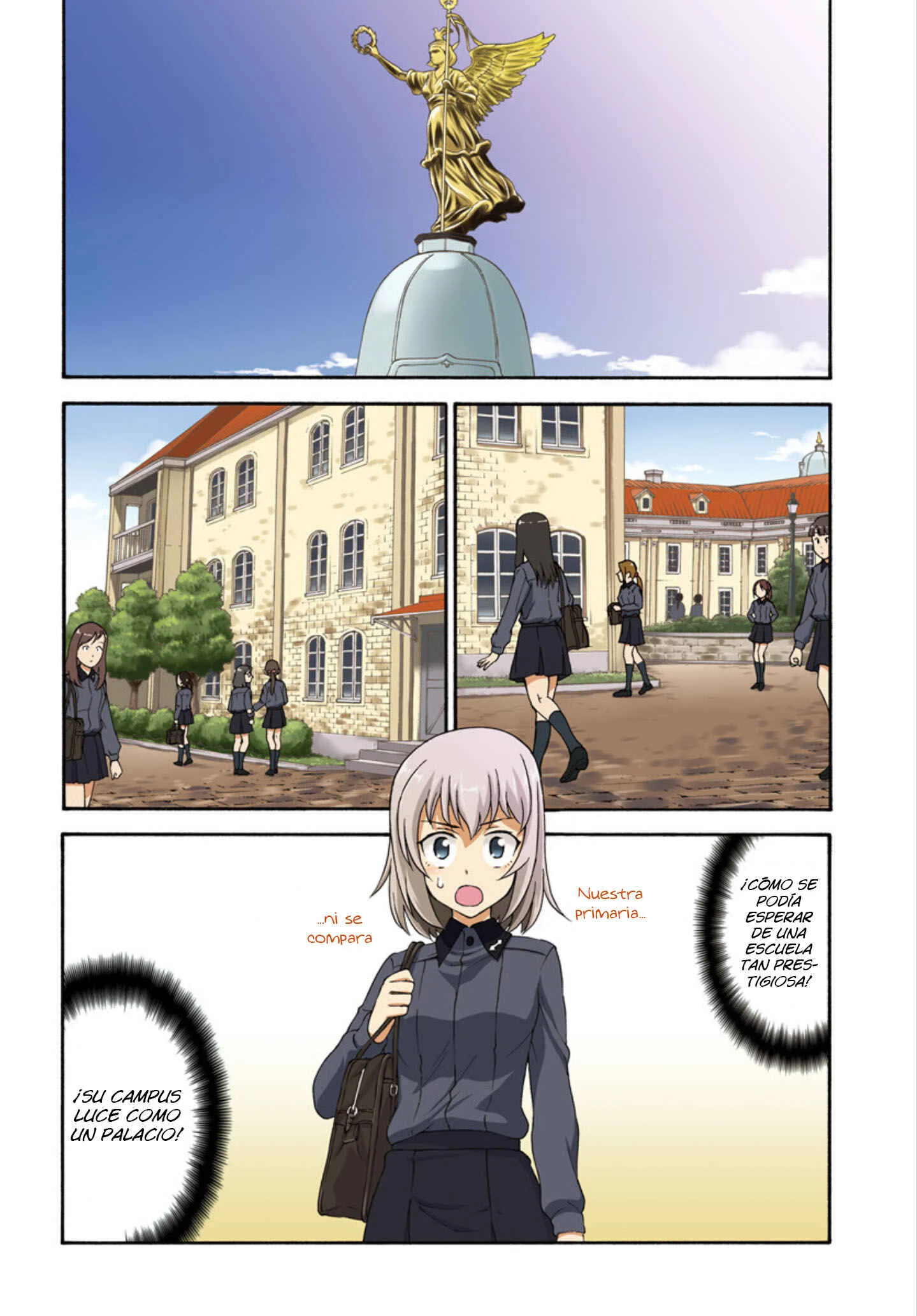 GIRLS und PANZER - phase.ERIKA Capítulo 1: La anhelada Kuromorimine - Page 3
