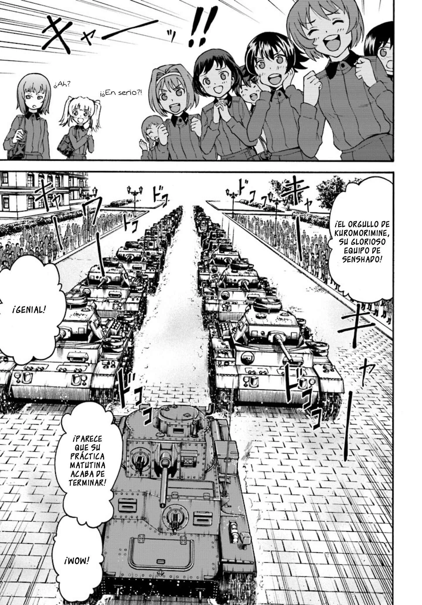 GIRLS und PANZER - phase.ERIKA Capítulo 1: La anhelada Kuromorimine - Page 7