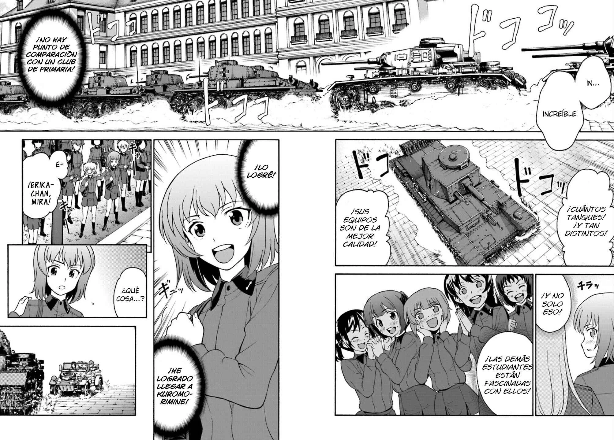 GIRLS und PANZER - phase.ERIKA Capítulo 1: La anhelada Kuromorimine - Page 8