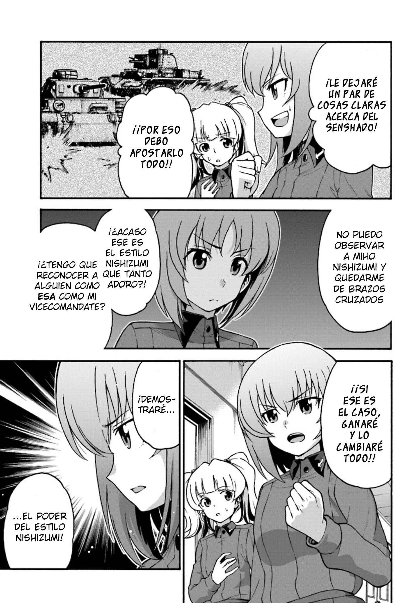 GIRLS und PANZER - phase.ERIKA Capítulo 3: La verdadera fuerza de Miho Nishizumi - Page 3