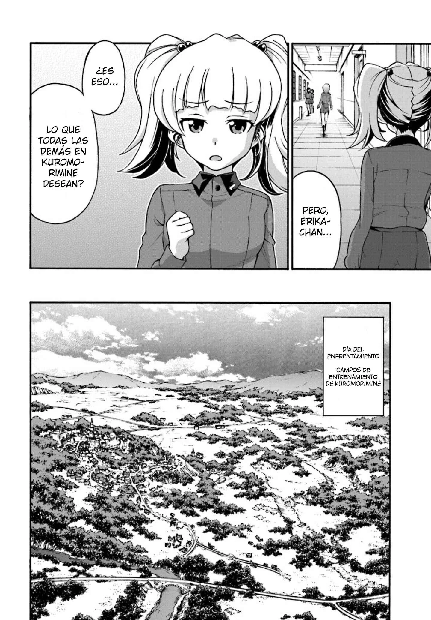 GIRLS und PANZER - phase.ERIKA Capítulo 3: La verdadera fuerza de Miho Nishizumi - Page 4