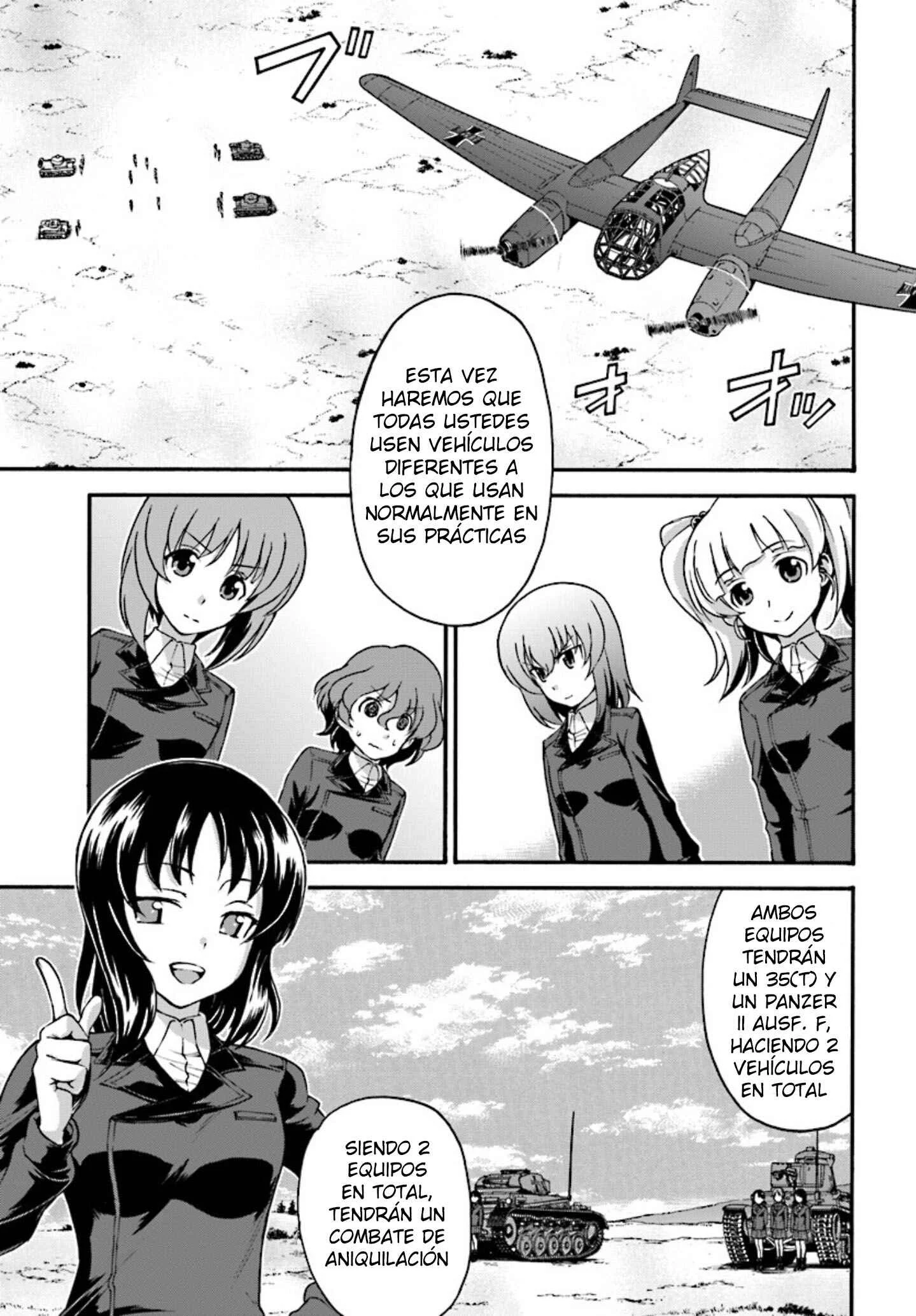 GIRLS und PANZER - phase.ERIKA Capítulo 3: La verdadera fuerza de Miho Nishizumi - Page 5