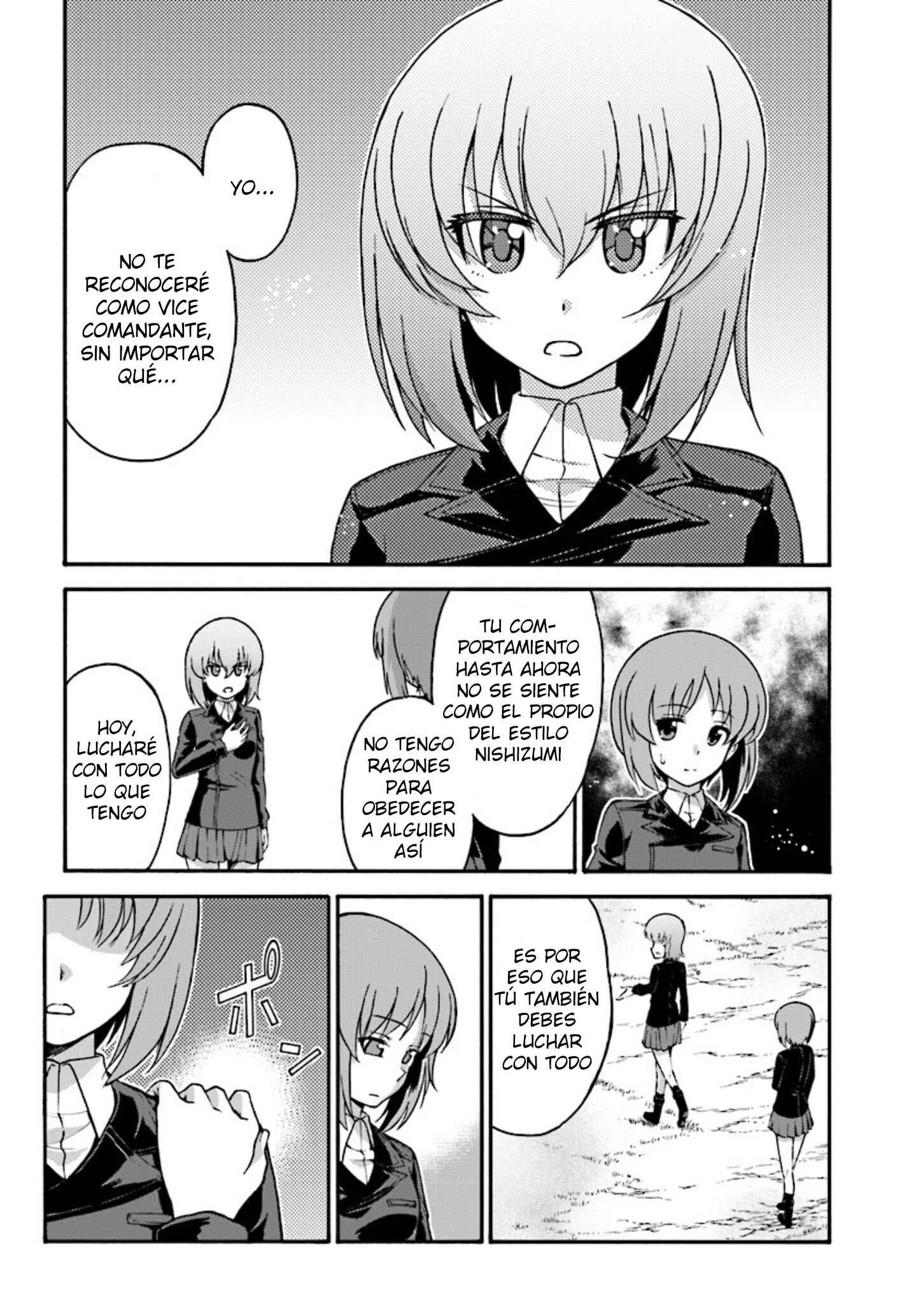 GIRLS und PANZER - phase.ERIKA Capítulo 3: La verdadera fuerza de Miho Nishizumi - Page 8