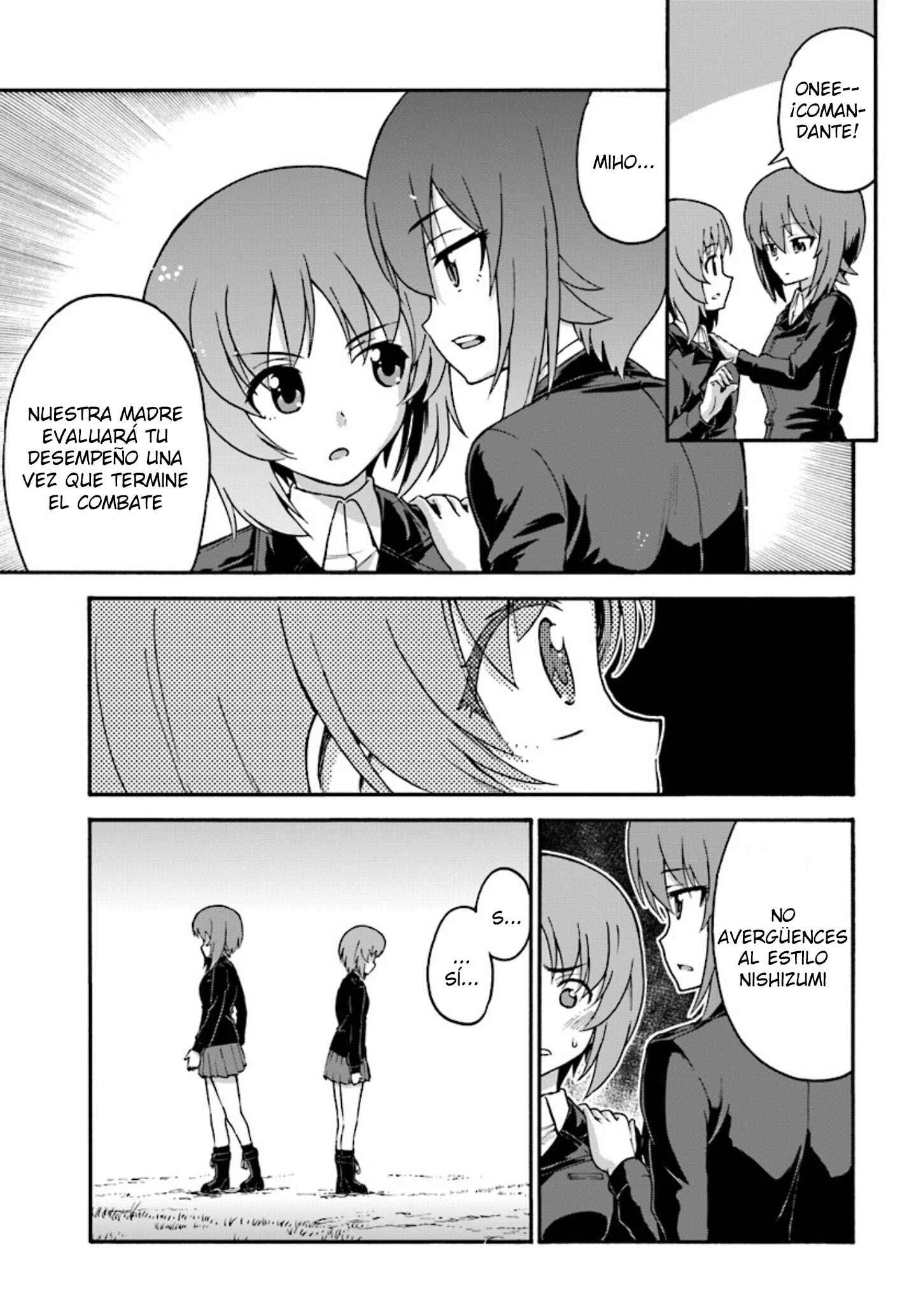 GIRLS und PANZER - phase.ERIKA Capítulo 3: La verdadera fuerza de Miho Nishizumi - Page 9