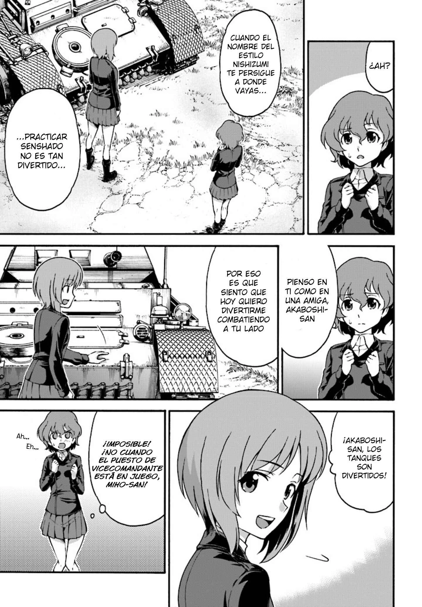 GIRLS und PANZER - phase.ERIKA Capítulo 3: La verdadera fuerza de Miho Nishizumi - Page 11
